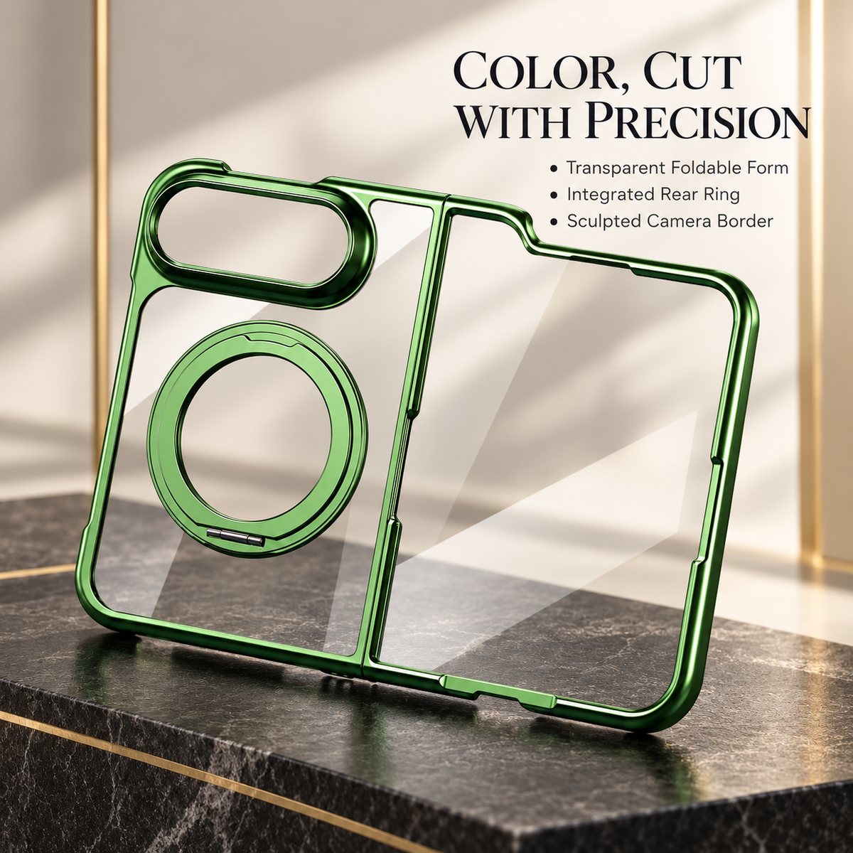 Premium iPhone Case MagSafe Clear Magnetic 360 Rotating Stand PC Foldable Holder Shockproof Transparent Slim Protective Bracket Cover Case Design