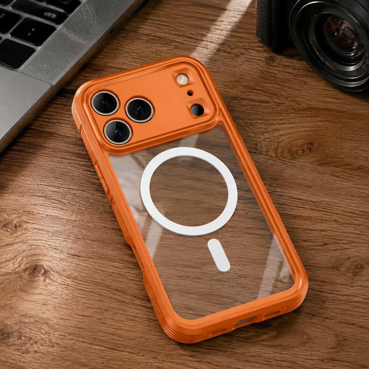 Premium iPhone Case MagSafe Clear Magnetic Full Body Shockproof Protective Cover Double Sided PC TPU Anti Scratch Slim Transparent Front Back Protection