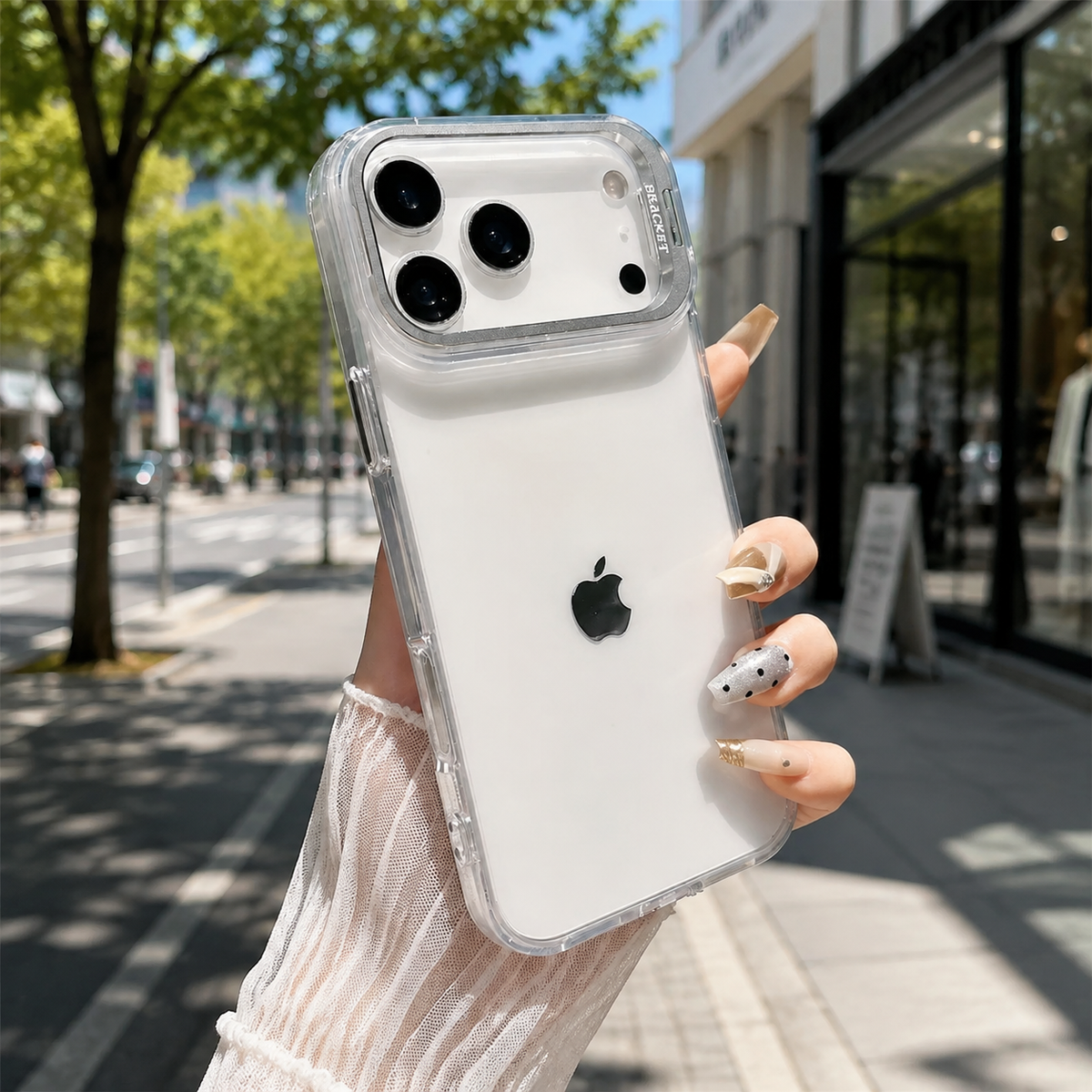 Premium iPhone Case MagSafe Clear Magnetic Shockproof Protective Cover Camera Lens Kickstand Hard PC TPU Bumper Anti Scratch Slim Reinforced Transparent