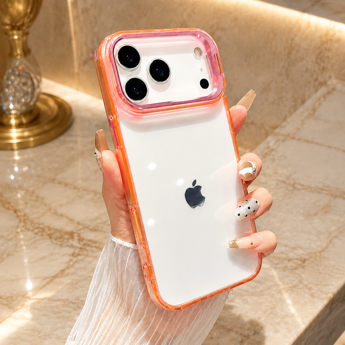 Premium iPhone Case MagSafe Clear Magnetic Shockproof Protective Cover Camera Lens Kickstand Hard PC TPU Bumper Anti Scratch Slim Reinforced Transparent