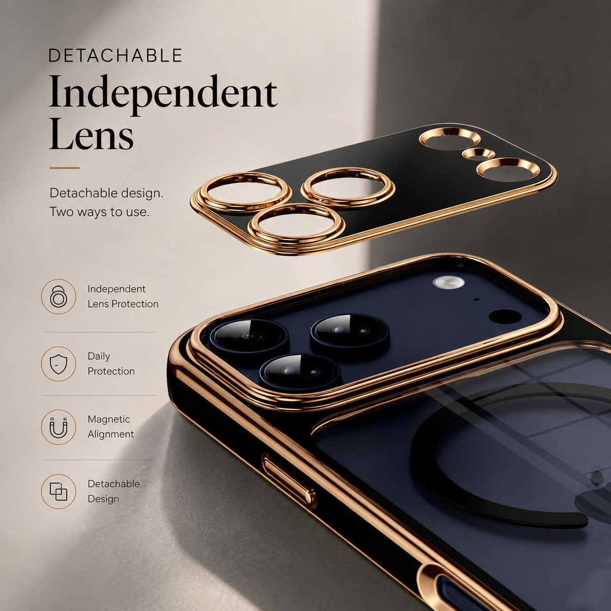 Premium iPhone Case MagSafe Clear Magnetic Soft PC TPU Protective Cover Plating Lightweight Transparent Shockproof Slim Wireless Charging Full Coverage Case