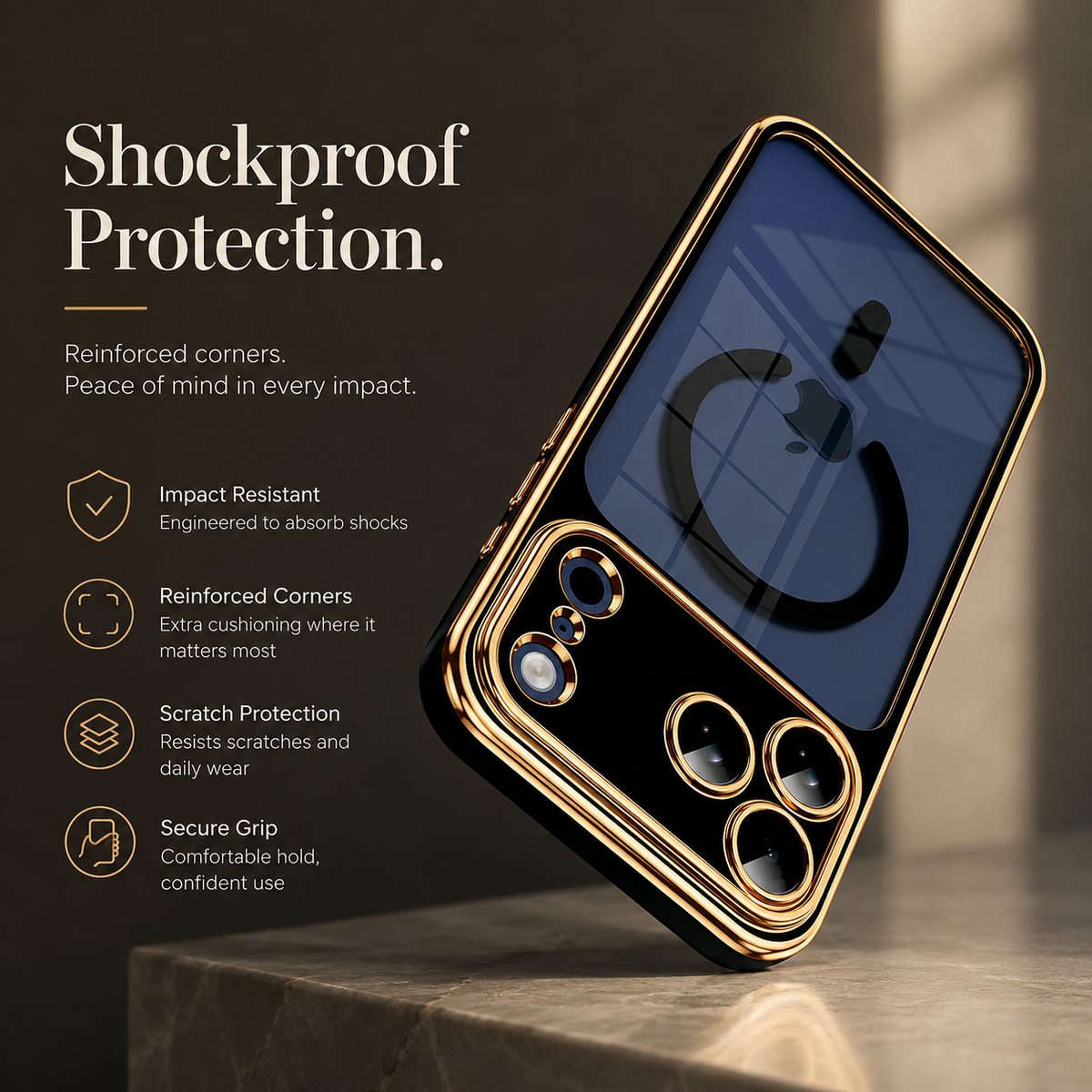 Premium iPhone Case MagSafe Clear Magnetic Soft PC TPU Protective Cover Plating Lightweight Transparent Shockproof Slim Wireless Charging Full Coverage Case