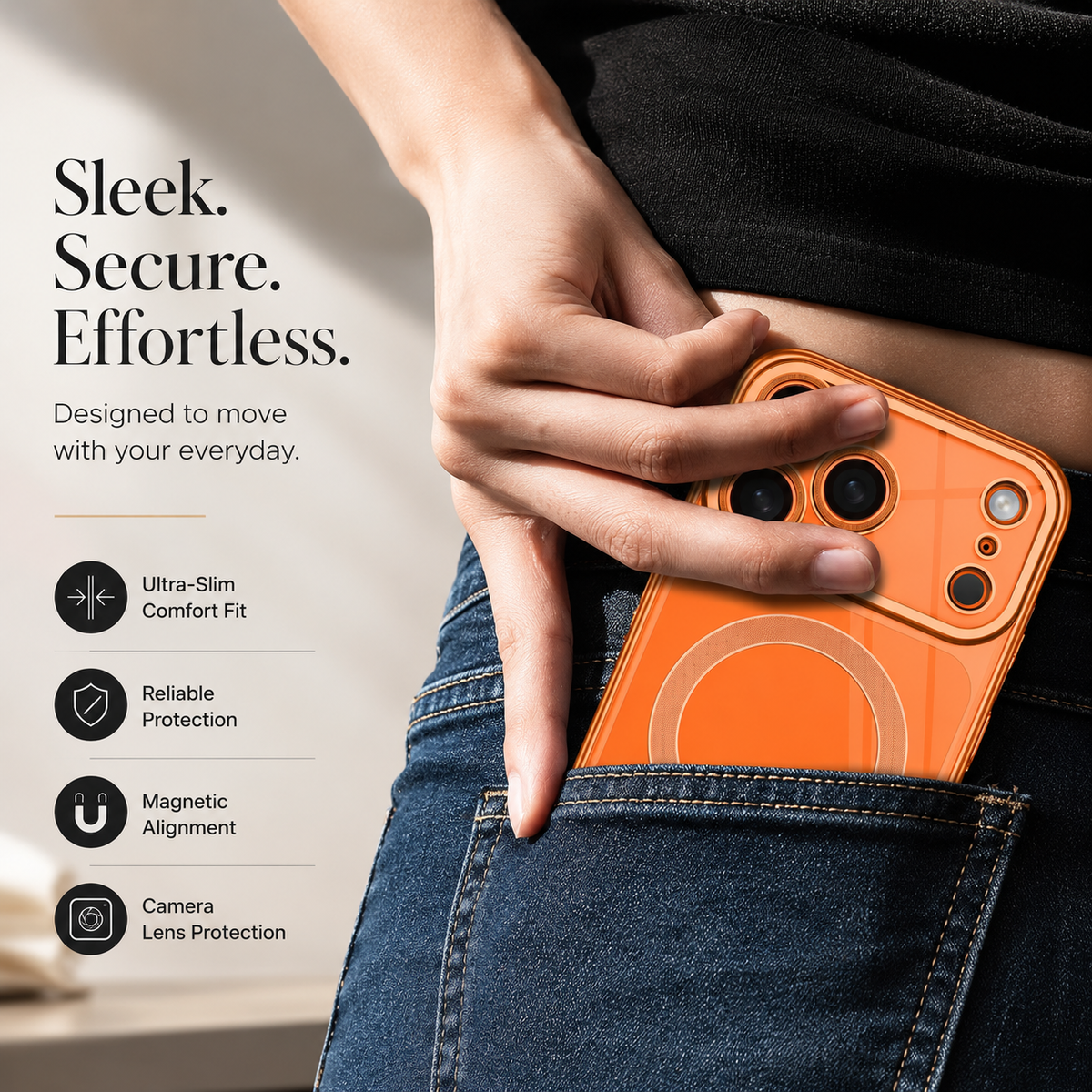 Premium iPhone Case MagSafe Clear Plating Magnetic Soft TPU Camera Lens Protection Shockproof Anti Scratch Non Slip Lightweight Protective Bumper Cover