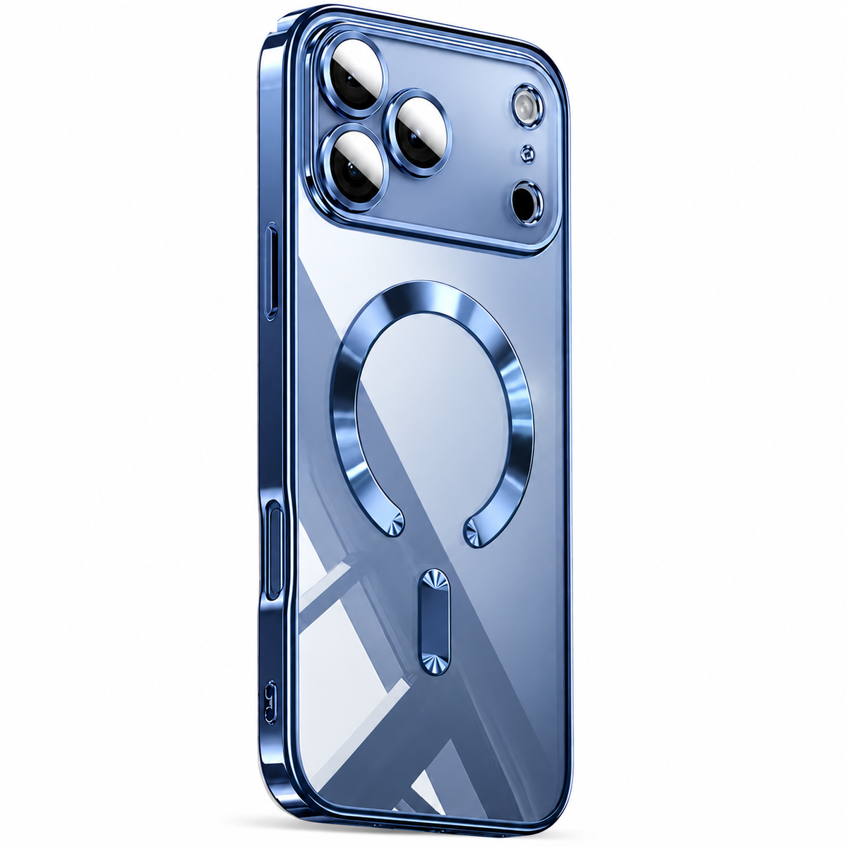 Premium iPhone Case MagSafe Clear Plating Magnetic Soft TPU Camera Lens Protection Shockproof Anti Scratch Non Slip Lightweight Protective Bumper Cover