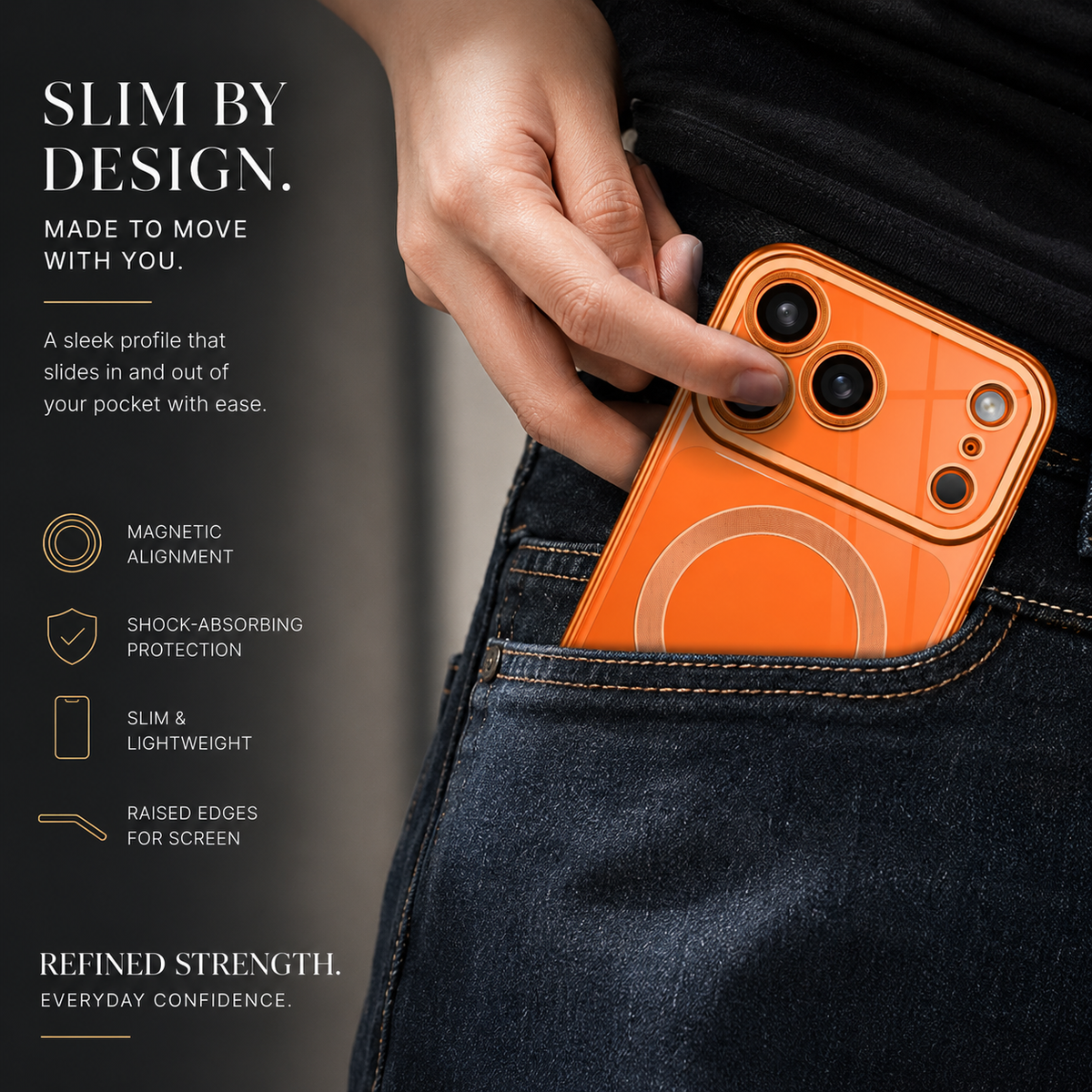 Premium iPhone Case MagSafe Clear Plating Magnetic Soft TPU Camera Lens Protection Shockproof Anti Scratch Non Slip Lightweight Protective Bumper Cover