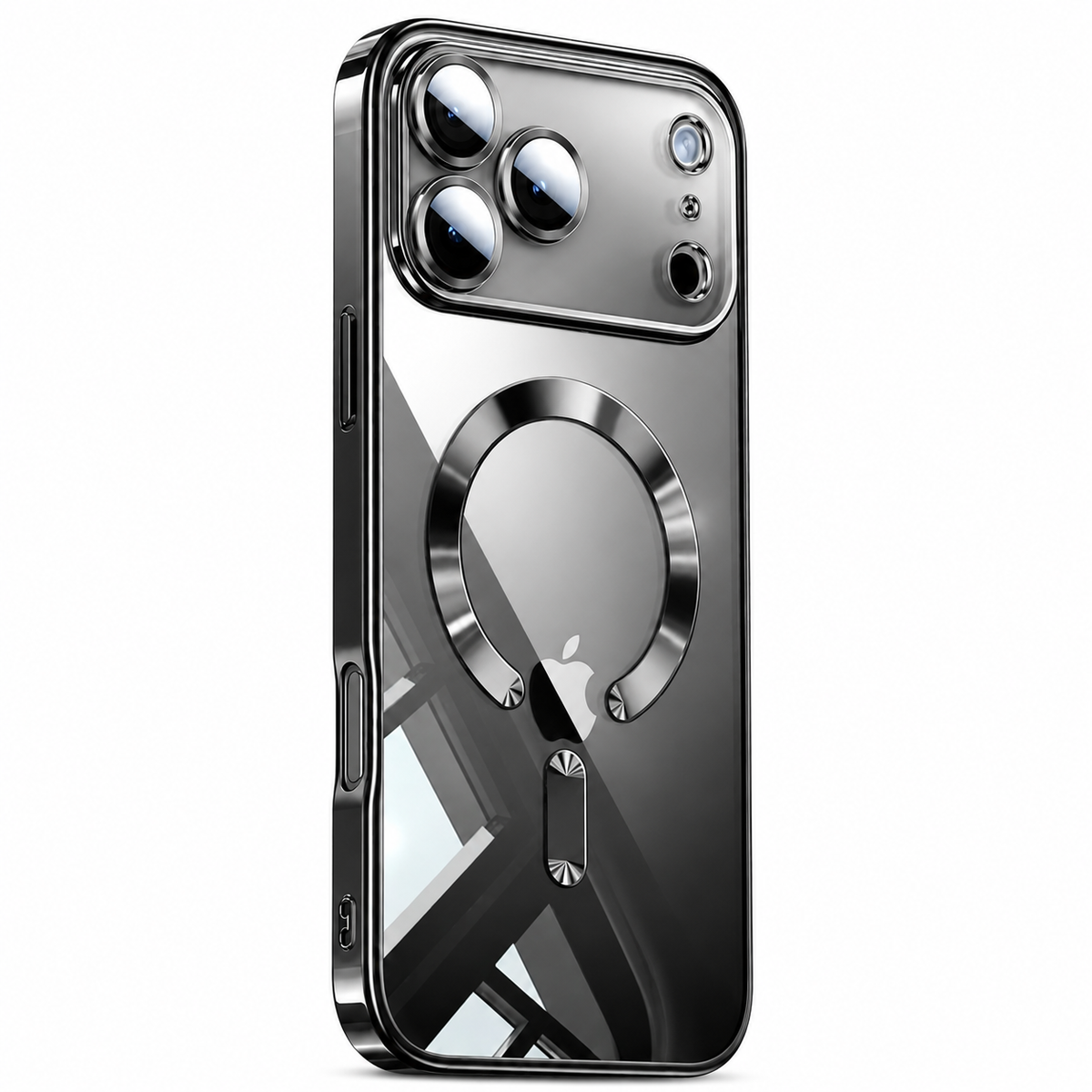 Premium iPhone Case MagSafe Clear Plating Magnetic Soft TPU Camera Lens Protection Shockproof Anti Scratch Non Slip Lightweight Protective Bumper Cover