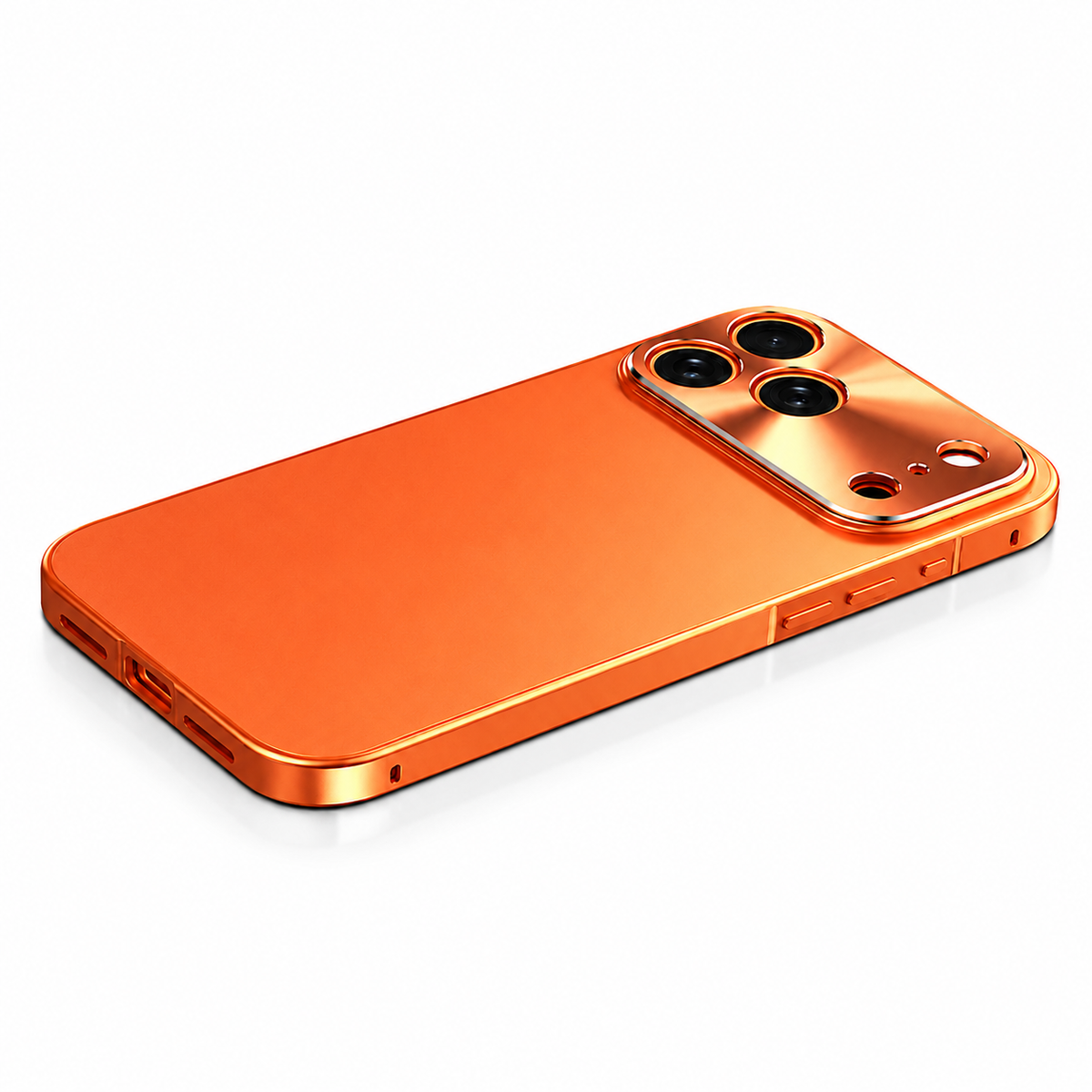 Premium iPhone Case MagSafe Compatible Aluminum Alloy Frame Frosted PC Cover Shockproof Protection Camera Lens Guard Slim Magnetic Anti Scratch Design