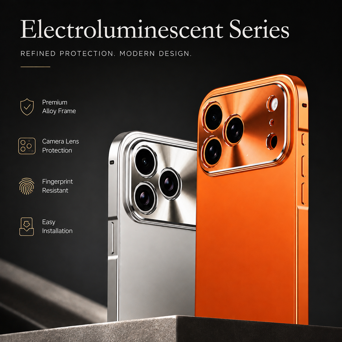 Premium iPhone Case MagSafe Compatible Aluminum Alloy Frame Frosted PC Cover Shockproof Protection Camera Lens Guard Slim Magnetic Anti Scratch Design
