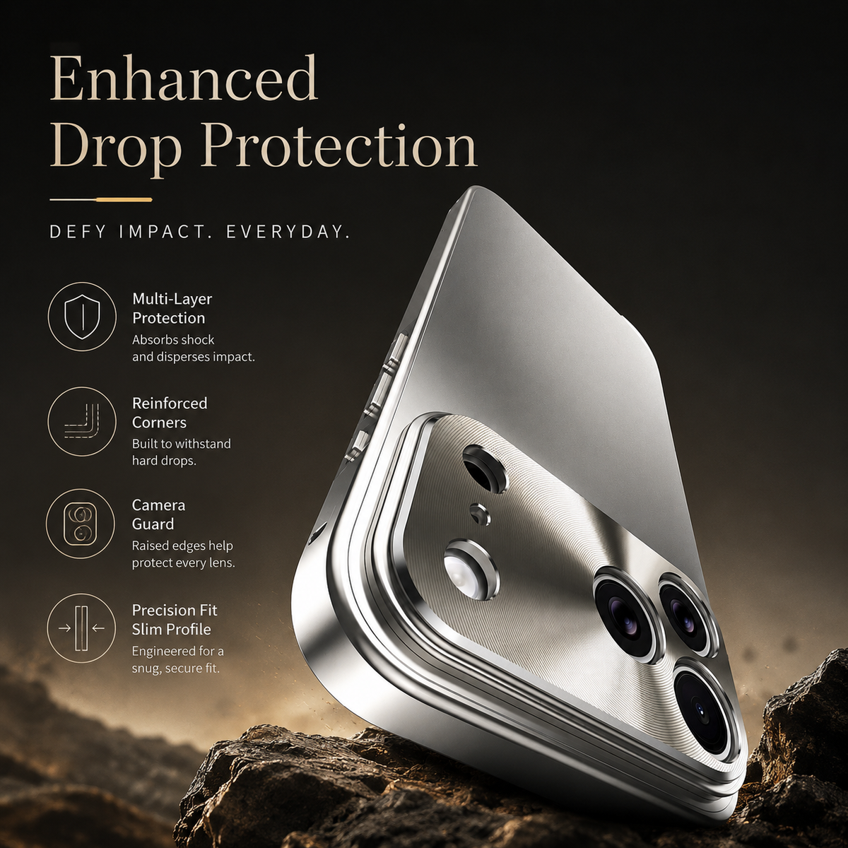 Premium iPhone Case MagSafe Compatible Aluminum Alloy Frame Frosted PC Cover Shockproof Protection Camera Lens Guard Slim Magnetic Anti Scratch Design