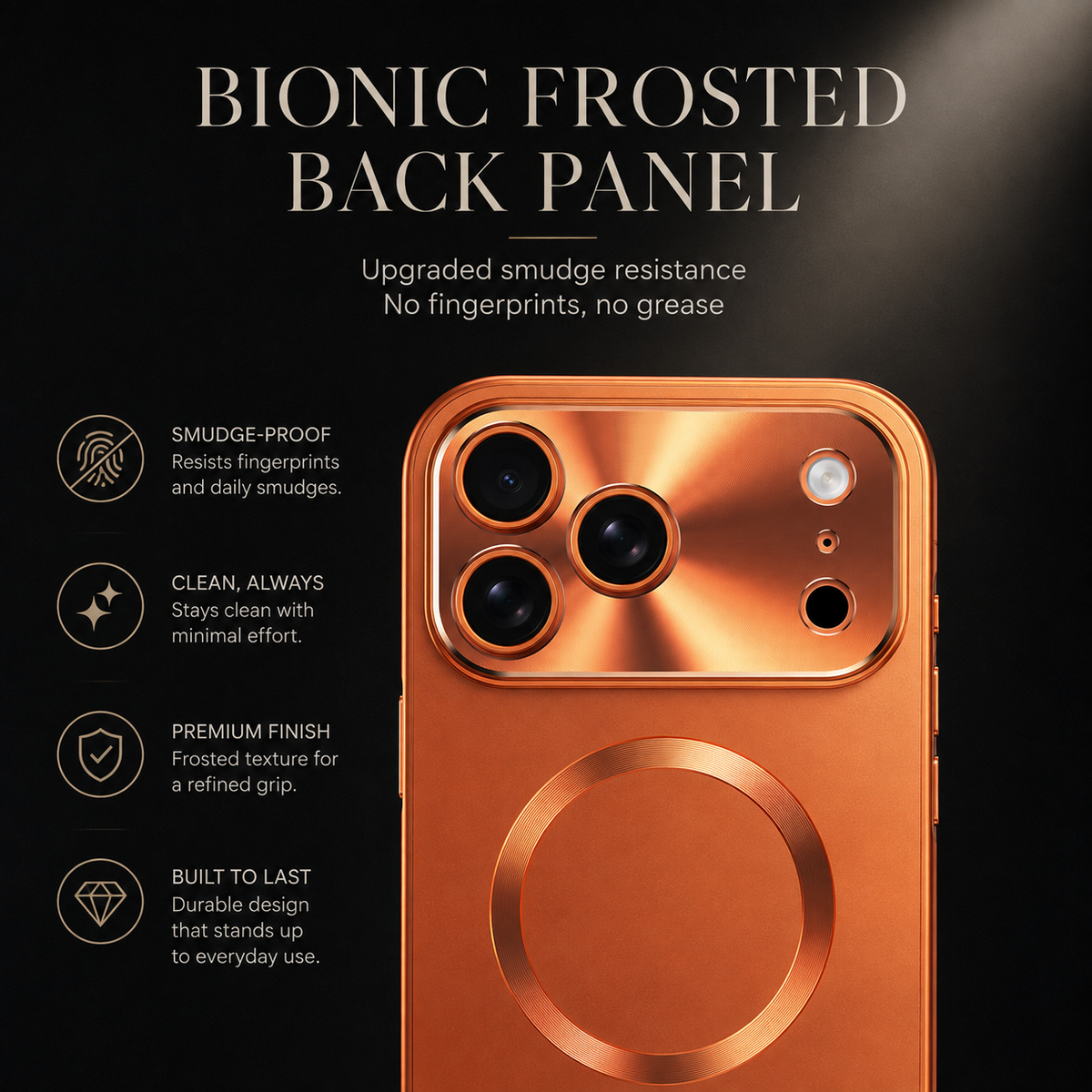 Premium iPhone Case MagSafe Compatible Aluminum Frame Frosted Back Shockproof Protective Cover Anti Scratch Slim Magnetic Full Coverage Metal Bumper