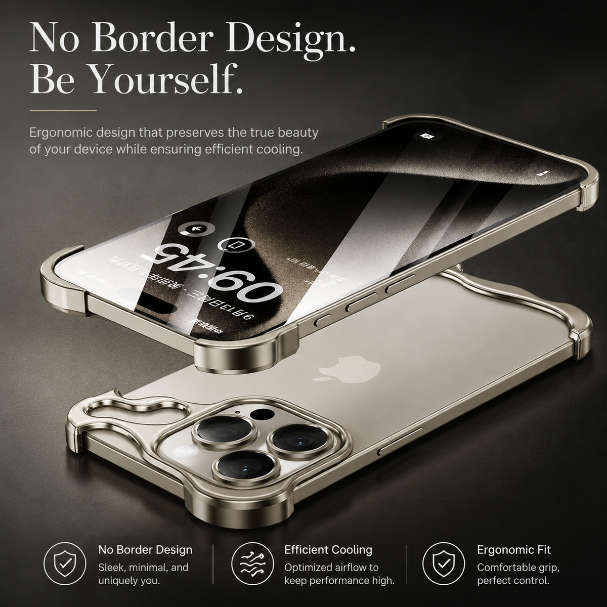 Premium iPhone Case MagSafe Compatible Aluminum Frame Magnetic Shockproof Protective Cover Ultra Thin Metal Bumper Camera Lens Protection Frameless Design