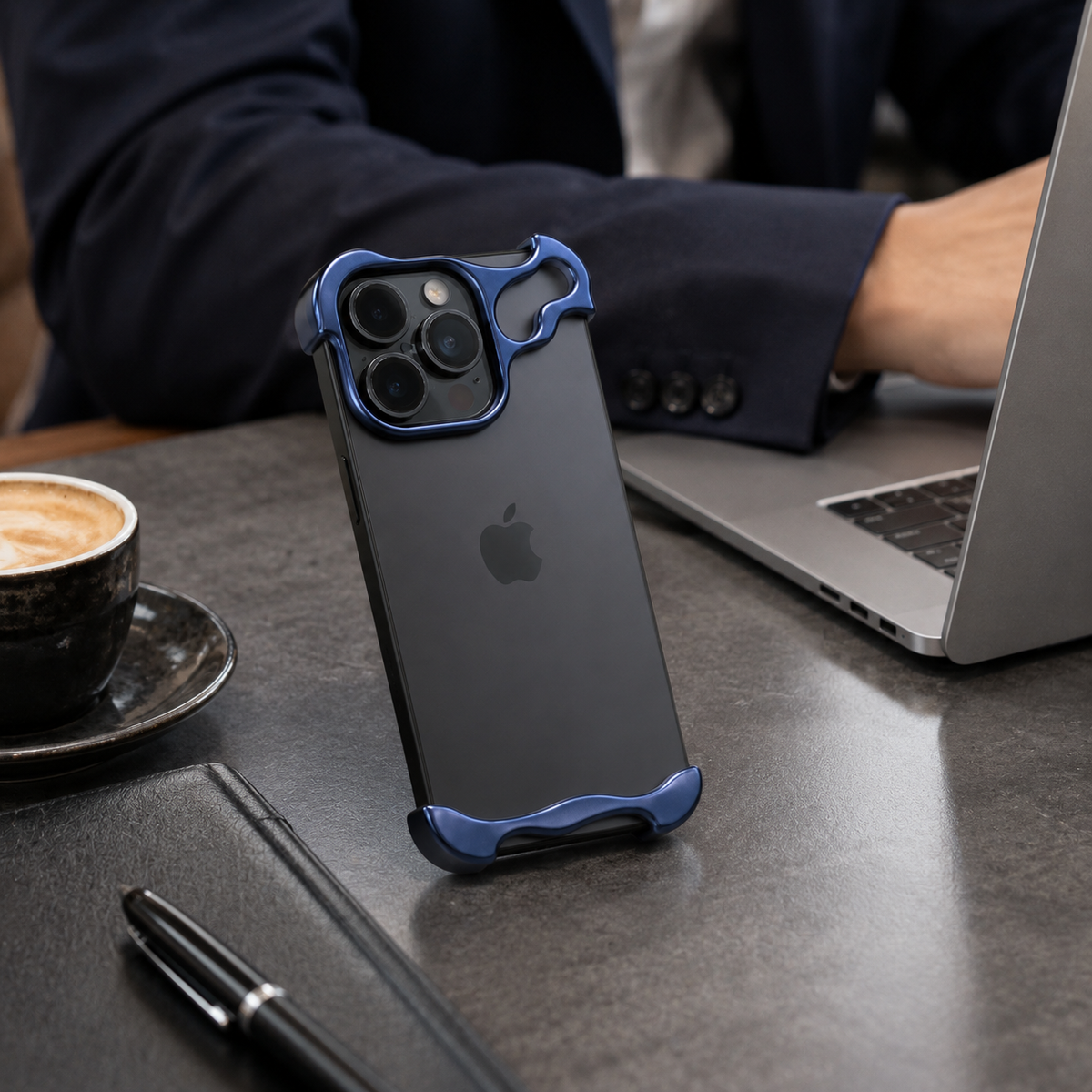 Premium iPhone Case MagSafe Compatible Aluminum Frame Magnetic Shockproof Protective Cover Ultra Thin Metal Bumper Camera Lens Protection Frameless Design