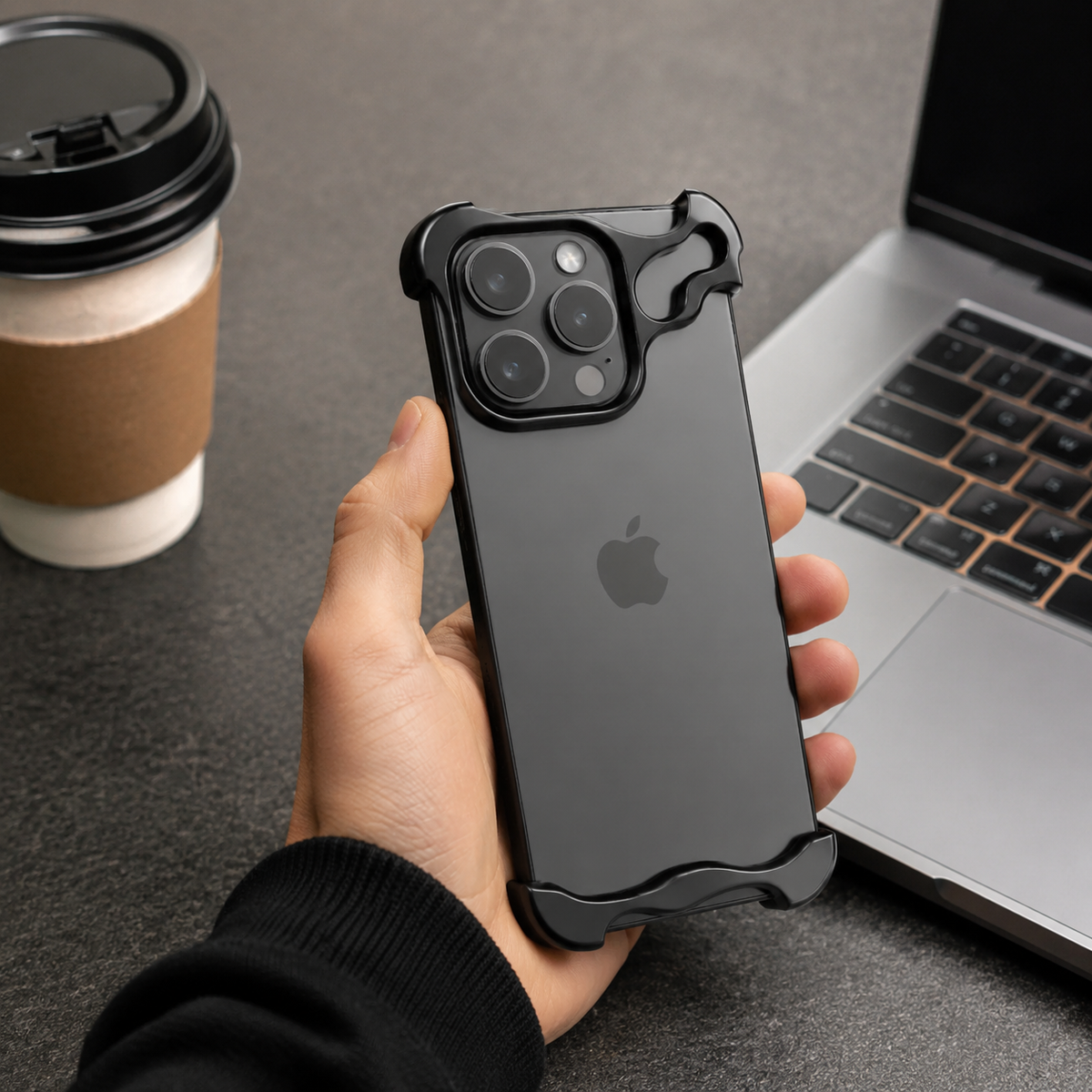 Premium iPhone Case MagSafe Compatible Aluminum Frame Magnetic Shockproof Protective Cover Ultra Thin Metal Bumper Camera Lens Protection Frameless Design