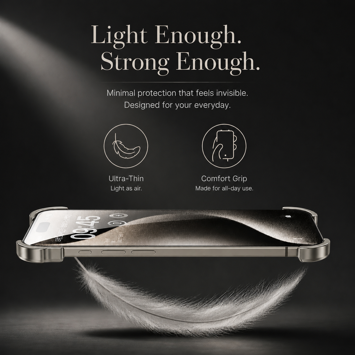 Premium iPhone Case MagSafe Compatible Aluminum Frame Protective Cover Camera Lens Protection Shockproof Ultra Thin Metal Bumper Frameless Design