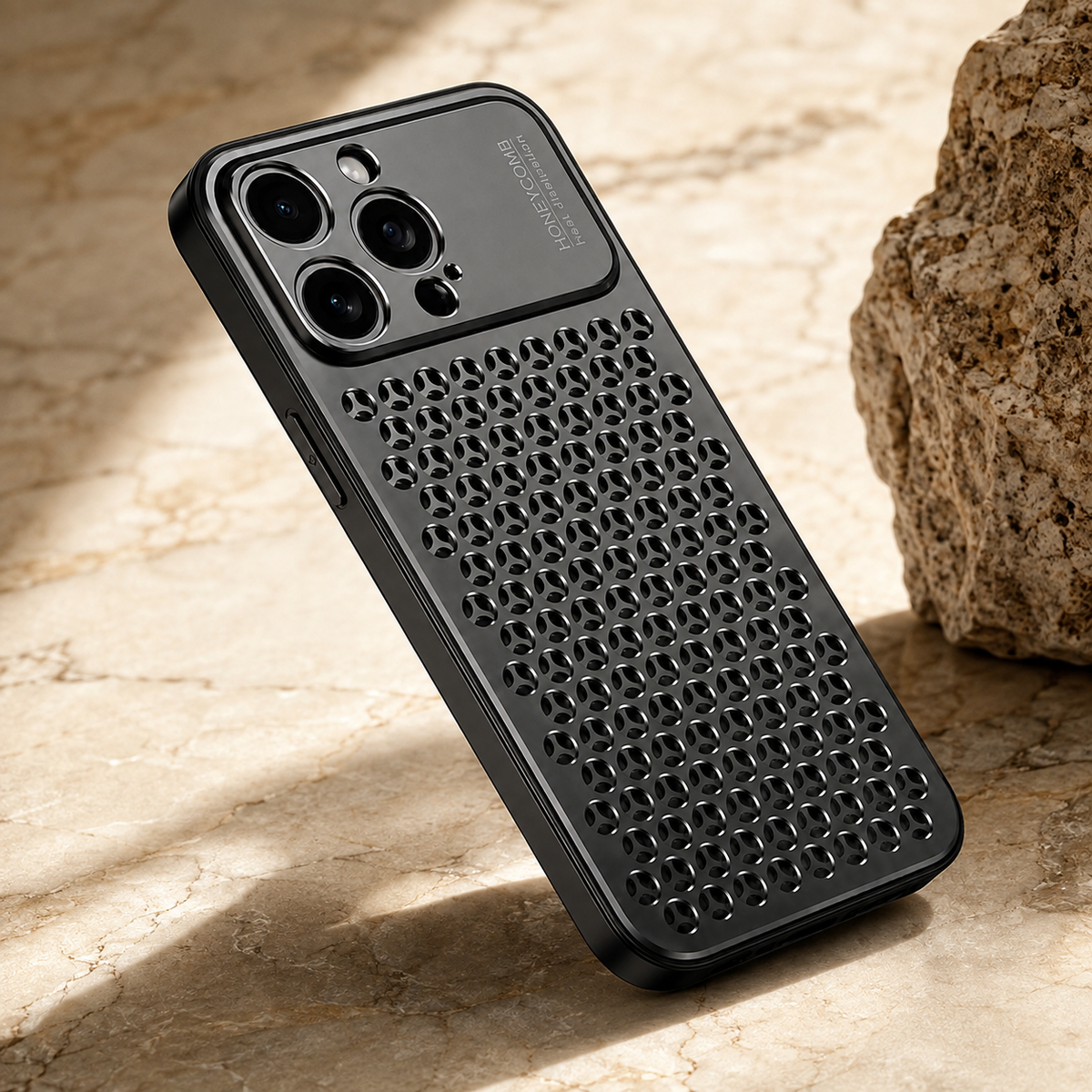 Premium iPhone Case MagSafe Compatible Aluminum Metal Breathable Cover Ultra Thin Matte Shockproof Protection Camera Lens Guard Slim Lightweight Design