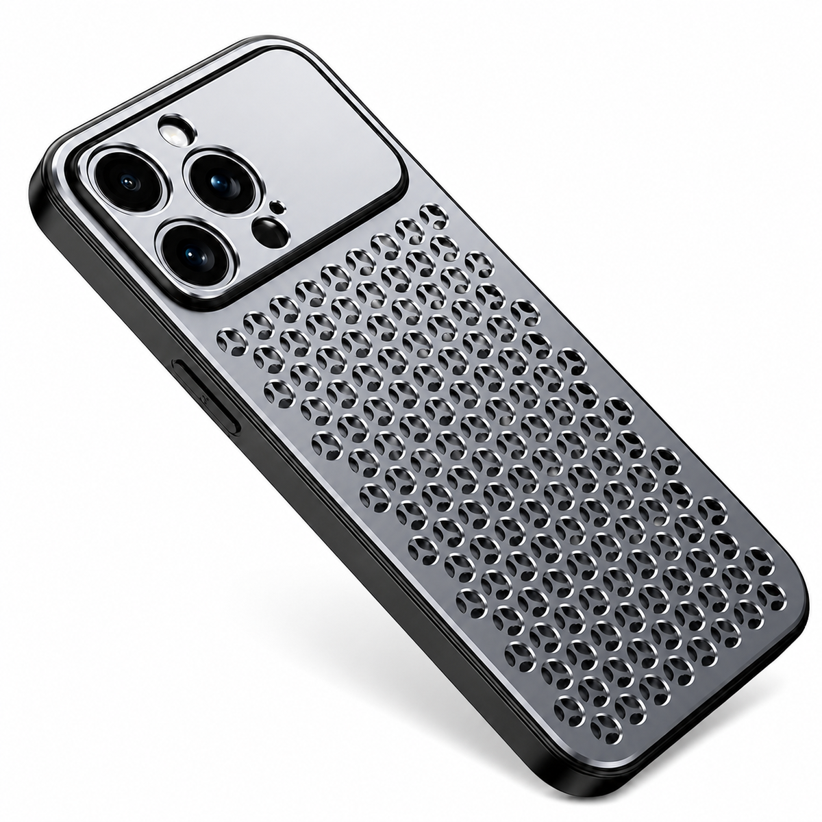 Premium iPhone Case MagSafe Compatible Aluminum Metal Breathable Cover Ultra Thin Matte Shockproof Protection Camera Lens Guard Slim Lightweight Design