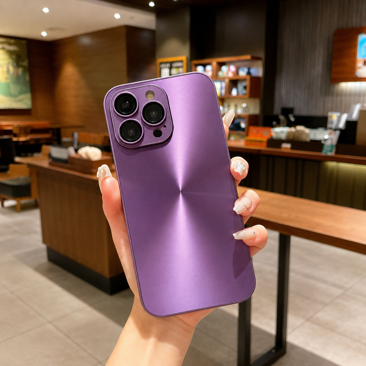 Premium iPhone Case MagSafe Compatible Aurora Matte Shockproof Protective Cover Color Shift Finish Camera Lens Protection Slim Magnetic Lightweight Design