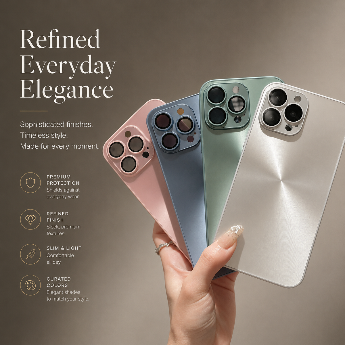 Premium iPhone Case MagSafe Compatible Aurora Matte Shockproof Protective Cover Color Shift Finish Camera Lens Protection Slim Magnetic Lightweight Design