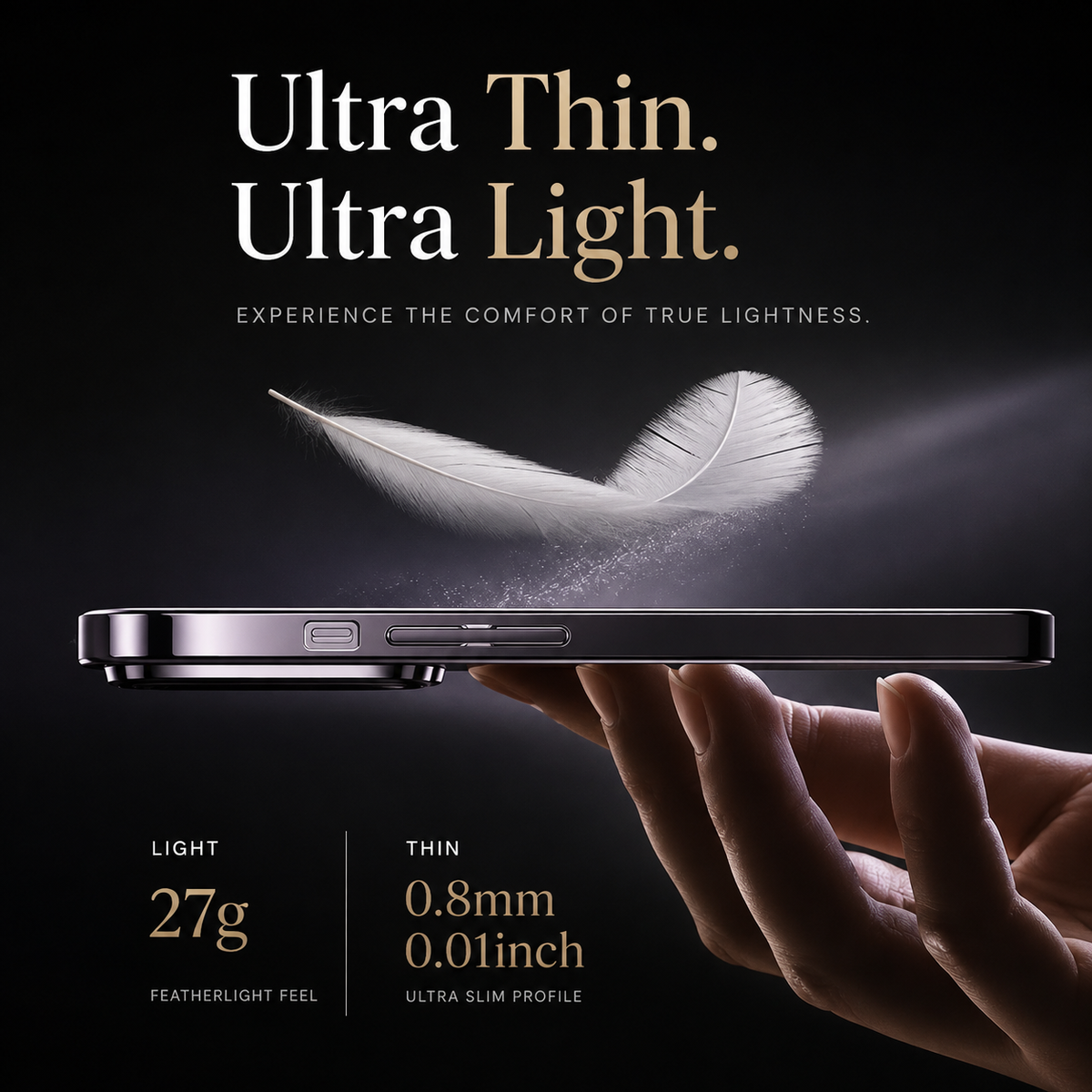 Premium iPhone Case MagSafe Compatible Clear Back Protective Cover Soft TPU Shockproof Camera Lens Protection Anti Scratch Slim Magnetic Plated Frame