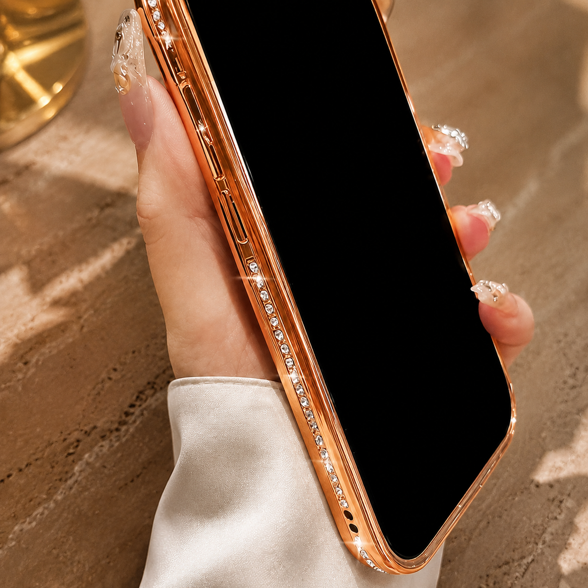 Premium iPhone Case MagSafe Compatible Diamond Mirror Glitter Cover Transparent Protection Shockproof Camera Lens Guard Slim Magnetic Anti Scratch Design