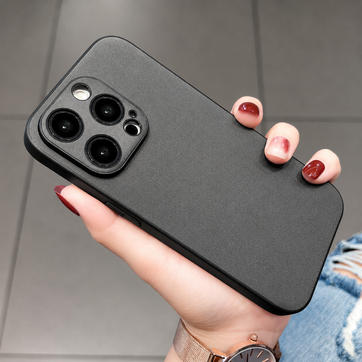 Premium iPhone Case MagSafe Compatible Genuine Leather Shockproof Protective Cover Camera Lens Protection Slim Magnetic Design Soft Touch Grip