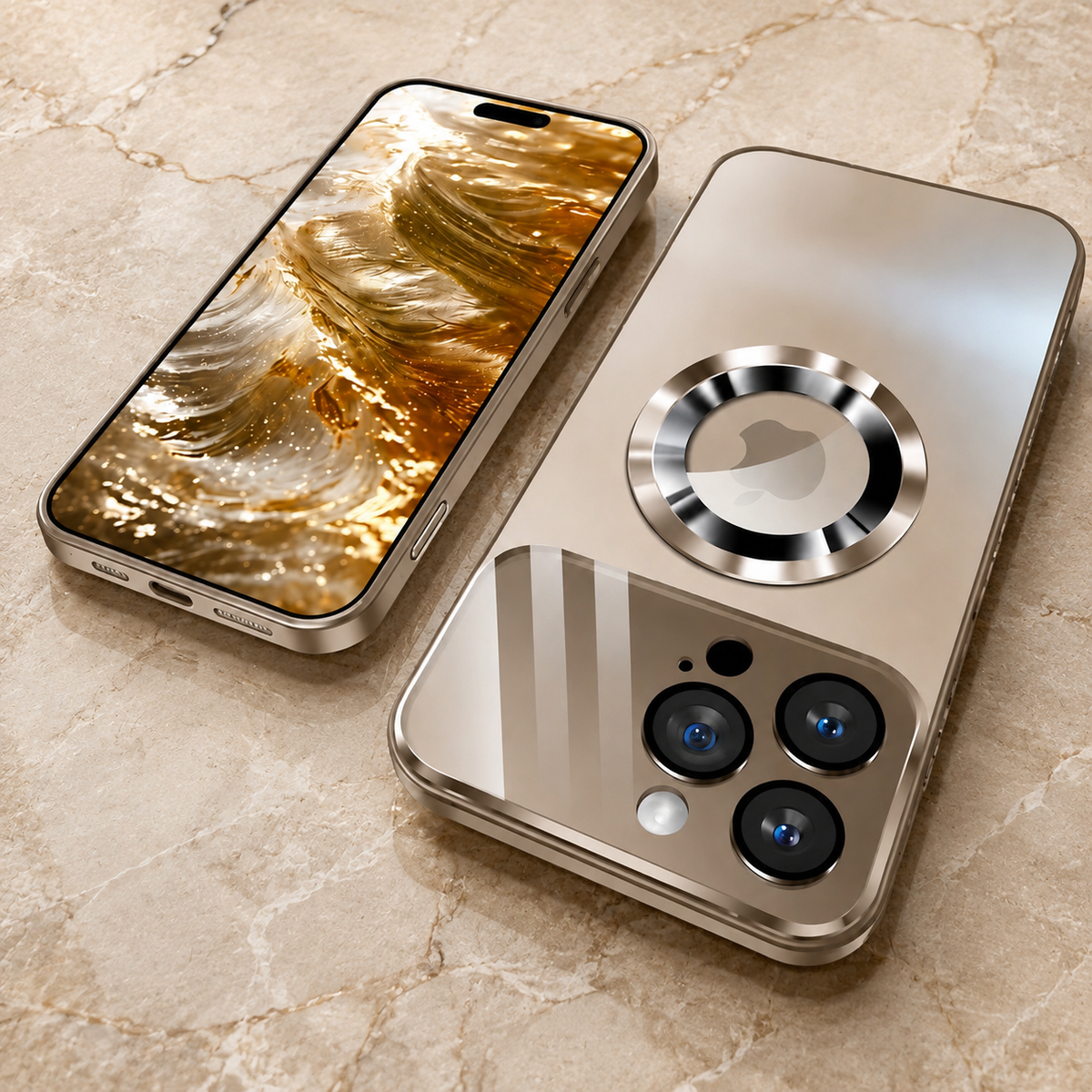Premium iPhone Case MagSafe Compatible Glass Back Cover Magnetic Shockproof Protective Camera Lens Guard Anti Fingerprint Clear Slim Design