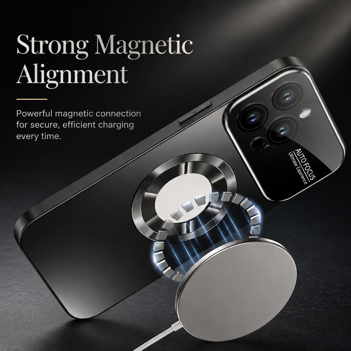 Premium iPhone Case MagSafe Compatible Glass Back Cover Magnetic Shockproof Protective Camera Lens Guard Anti Fingerprint Clear Slim Design