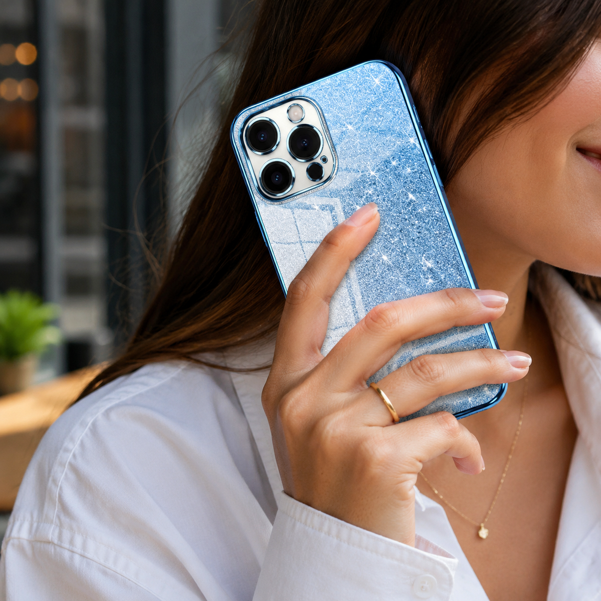 Premium iPhone Case MagSafe Compatible Glitter TPU Shockproof Protective Cover Camera Lens Protection Slim Magnetic Lightweight Scratch Resistant Design