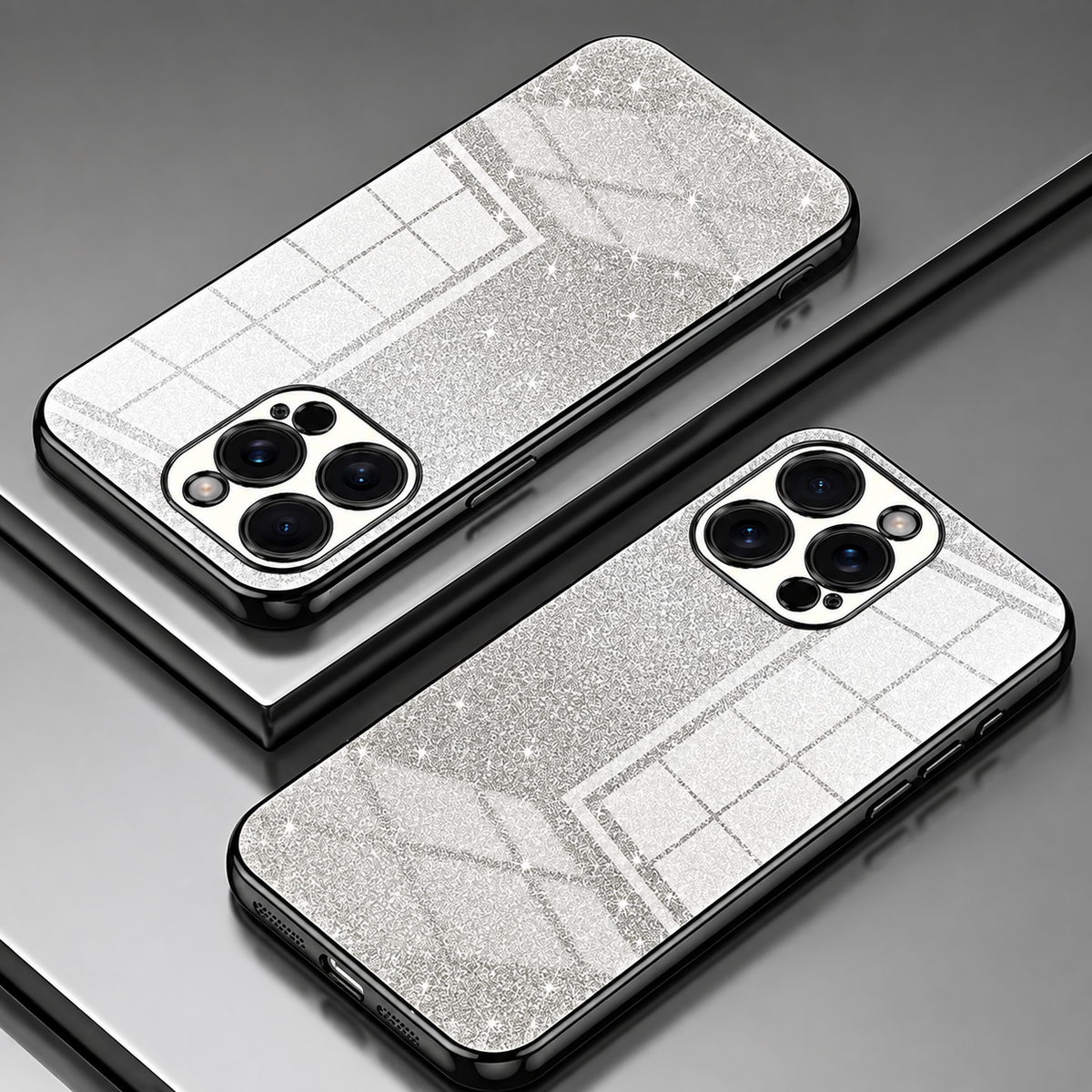 Premium iPhone Case MagSafe Compatible Glitter TPU Shockproof Protective Cover Camera Lens Protection Slim Magnetic Lightweight Scratch Resistant Design