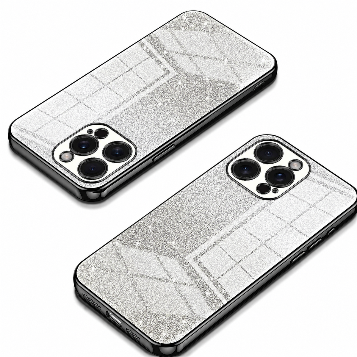 Premium iPhone Case MagSafe Compatible Glitter TPU Shockproof Protective Cover Camera Lens Protection Slim Magnetic Lightweight Scratch Resistant Design