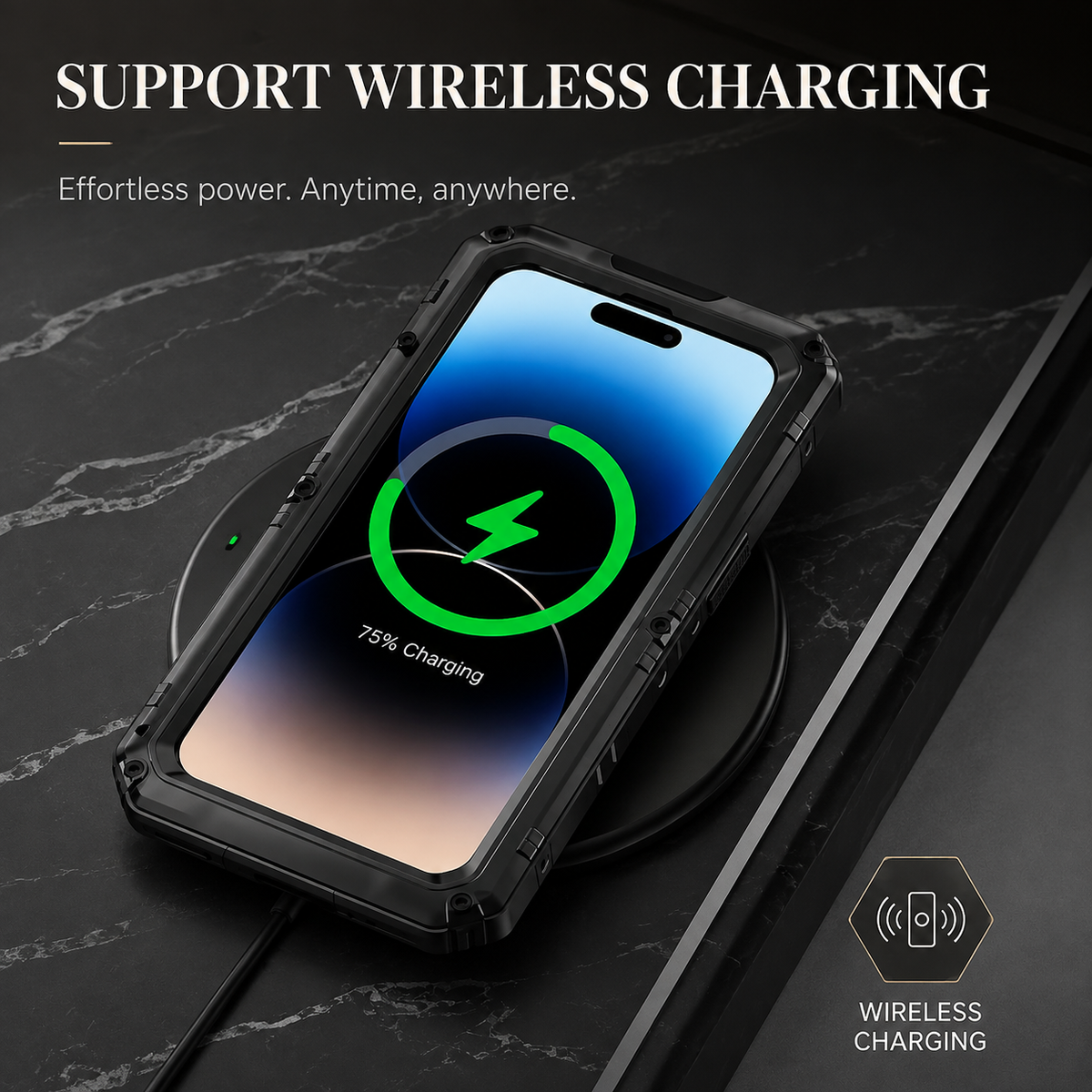 Premium iPhone Case MagSafe Compatible IP68 Waterproof Protective Cover Aluminum Armor Frame Camera Lens Guard Shockproof Full Body Design