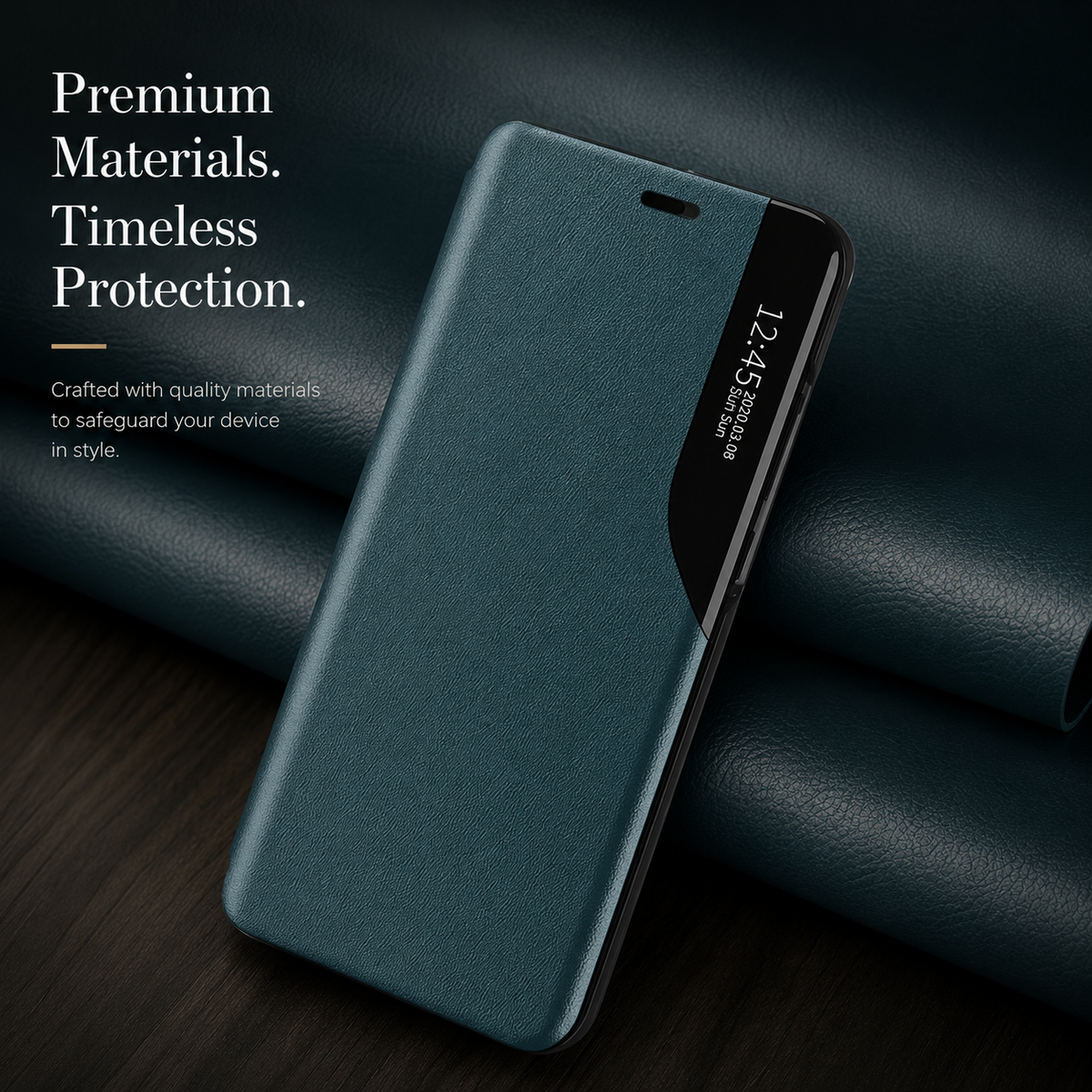 Premium iPhone Case MagSafe Compatible Magnetic Flip Wallet Cover PU Leather Card Holder Kickstand Shockproof Full Protection Camera Lens Guard Slim Design