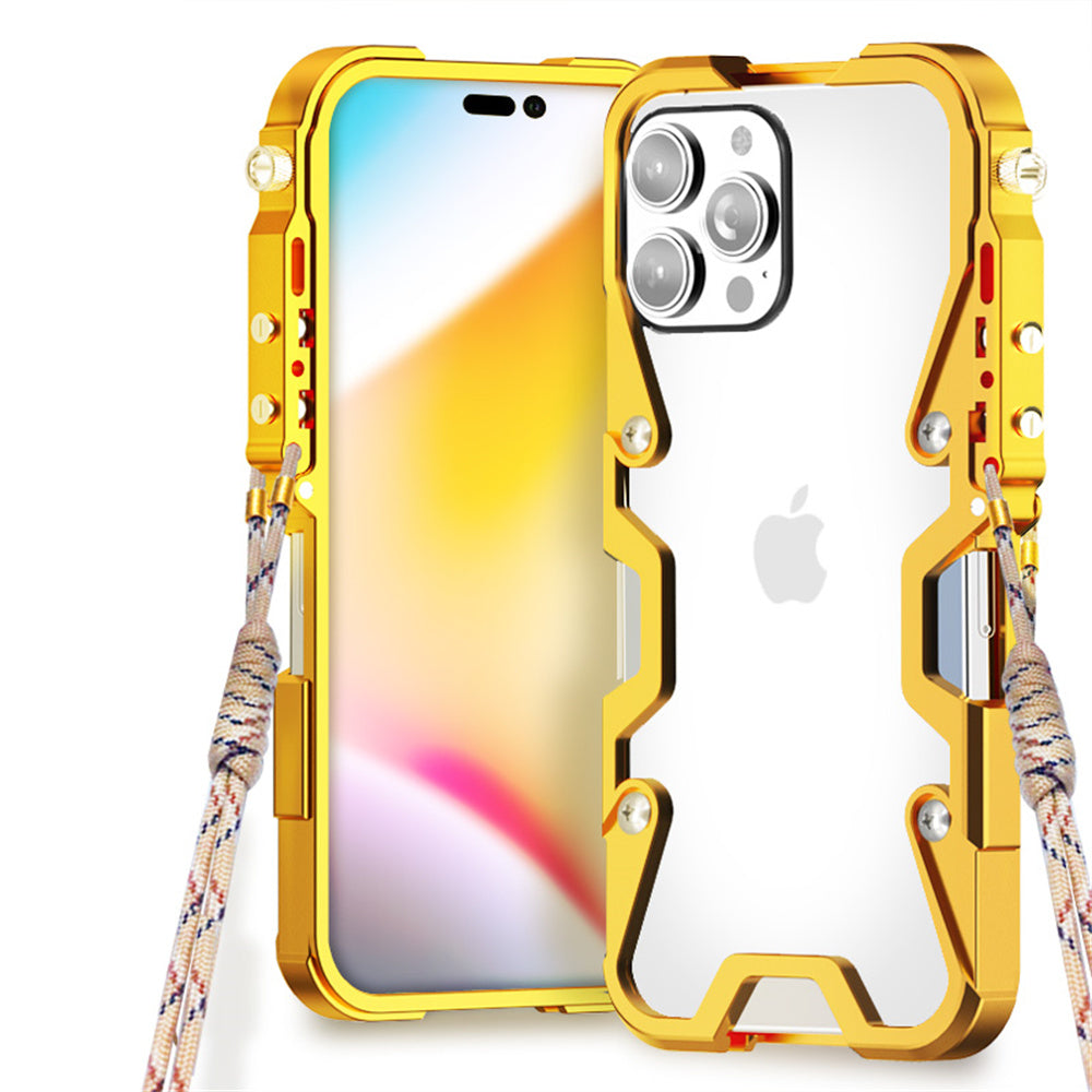 Premium iPhone Case MagSafe Compatible Magnetic Protective Cover Aluminum Armor Bumper Frame Shockproof Heavy Duty Rugged Slim Design