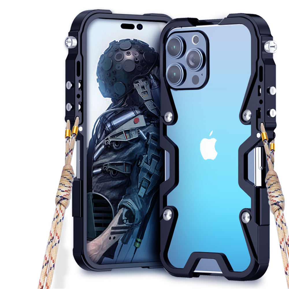 Premium iPhone Case MagSafe Compatible Magnetic Protective Cover Aluminum Armor Bumper Frame Shockproof Heavy Duty Rugged Slim Design