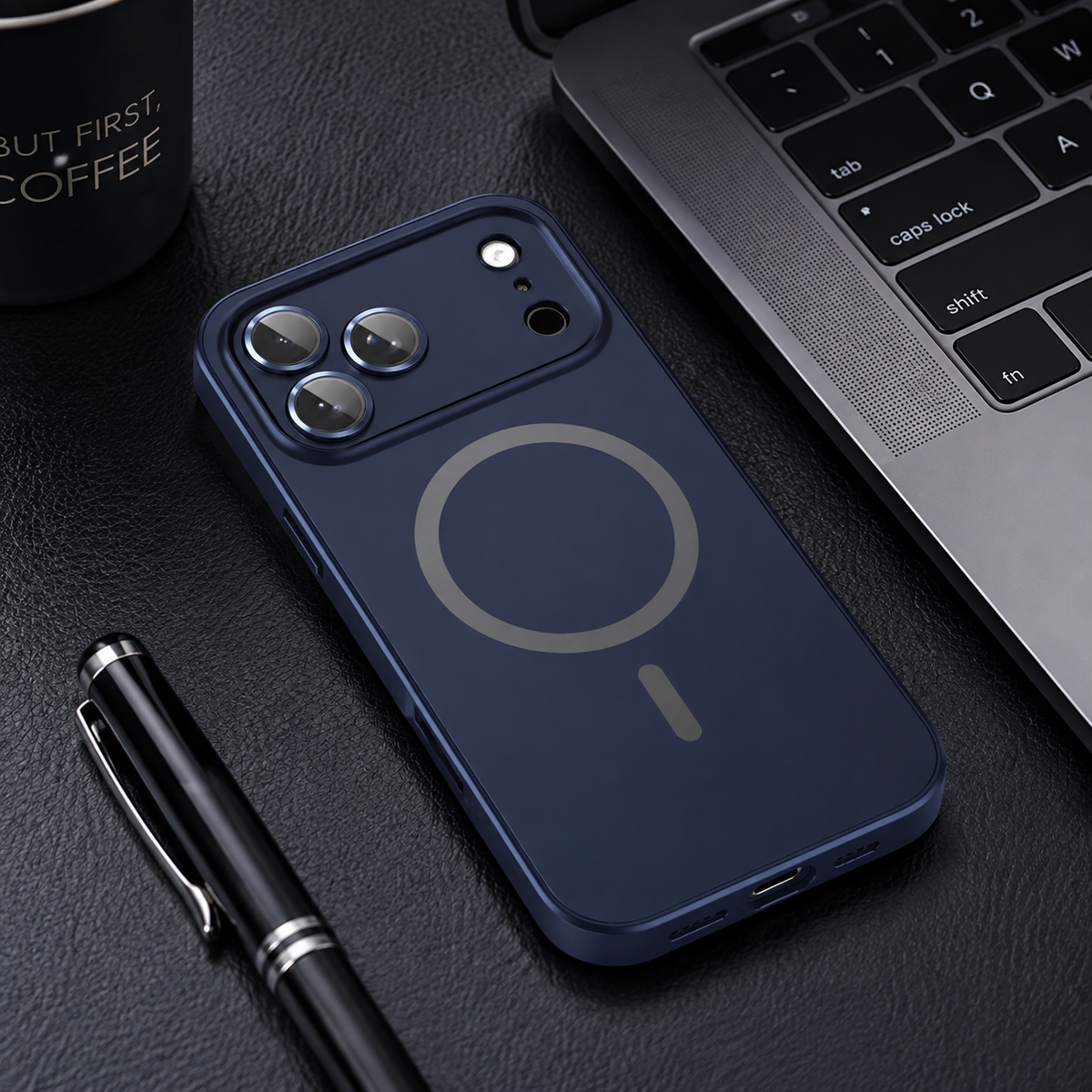 Premium iPhone Case MagSafe Compatible Magnetic Protective Cover Aluminum Metal Frame PC Back Shockproof Camera Lens Protection Ultra Thin Full Protection