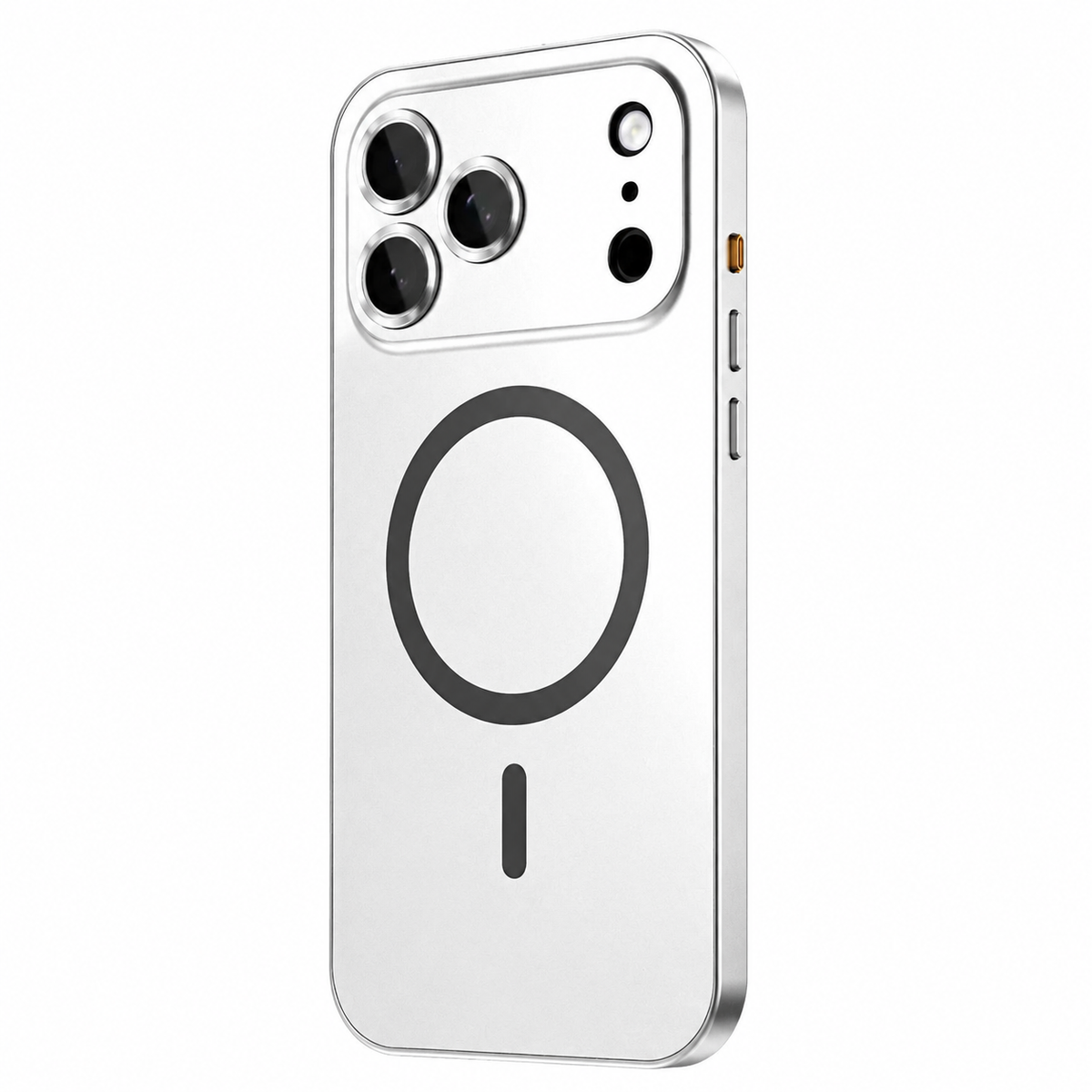 Premium iPhone Case MagSafe Compatible Magnetic Protective Cover Aluminum Metal Frame PC Back Shockproof Camera Lens Protection Ultra Thin Full Protection