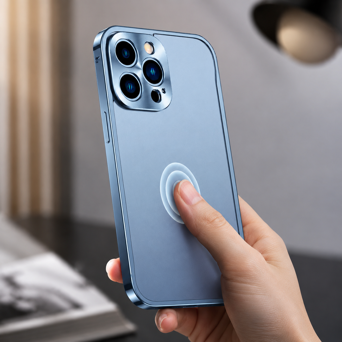 Premium iPhone Case MagSafe Compatible Magnetic Protective Cover Aluminum Metal Frame Shockproof Full Protection Camera Lens Guard Slim Design