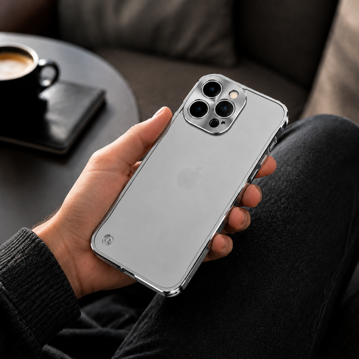 Premium iPhone Case MagSafe Compatible Magnetic Protective Cover Aluminum Metal Frame Shockproof Full Protection Camera Lens Guard Slim Design