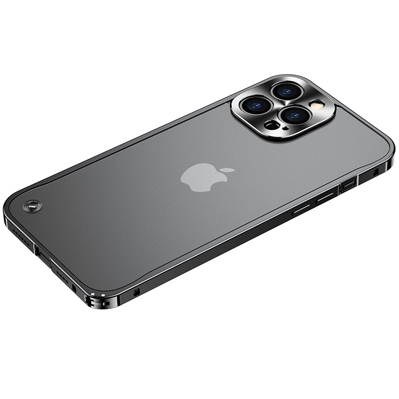 Premium iPhone Case MagSafe Compatible Magnetic Protective Cover Aluminum Metal Frame Shockproof Full Protection Camera Lens Guard Slim Design