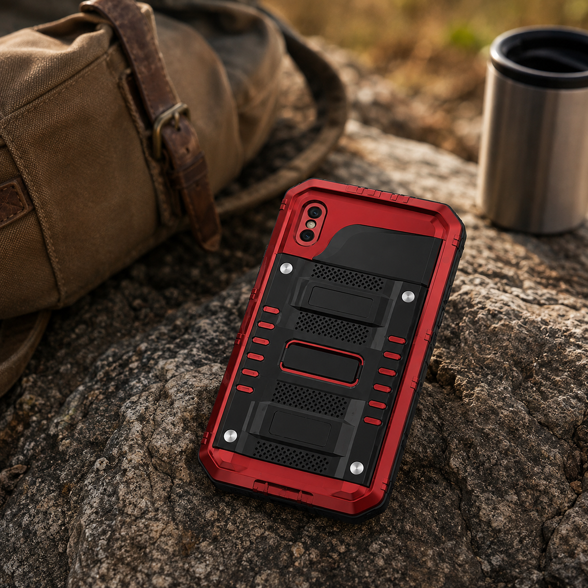 Premium iPhone Case MagSafe Compatible Magnetic Protective Cover IP68 Waterproof Aluminum Armor Frame Shockproof Full Body Protection Camera Lens Guard Rugged Design