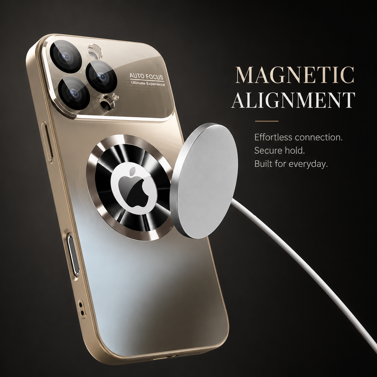 Premium iPhone Case MagSafe Compatible Magnetic Protective Cover Matte Finish Shockproof PC TPU Back Camera Lens Protection Slim Full Protection