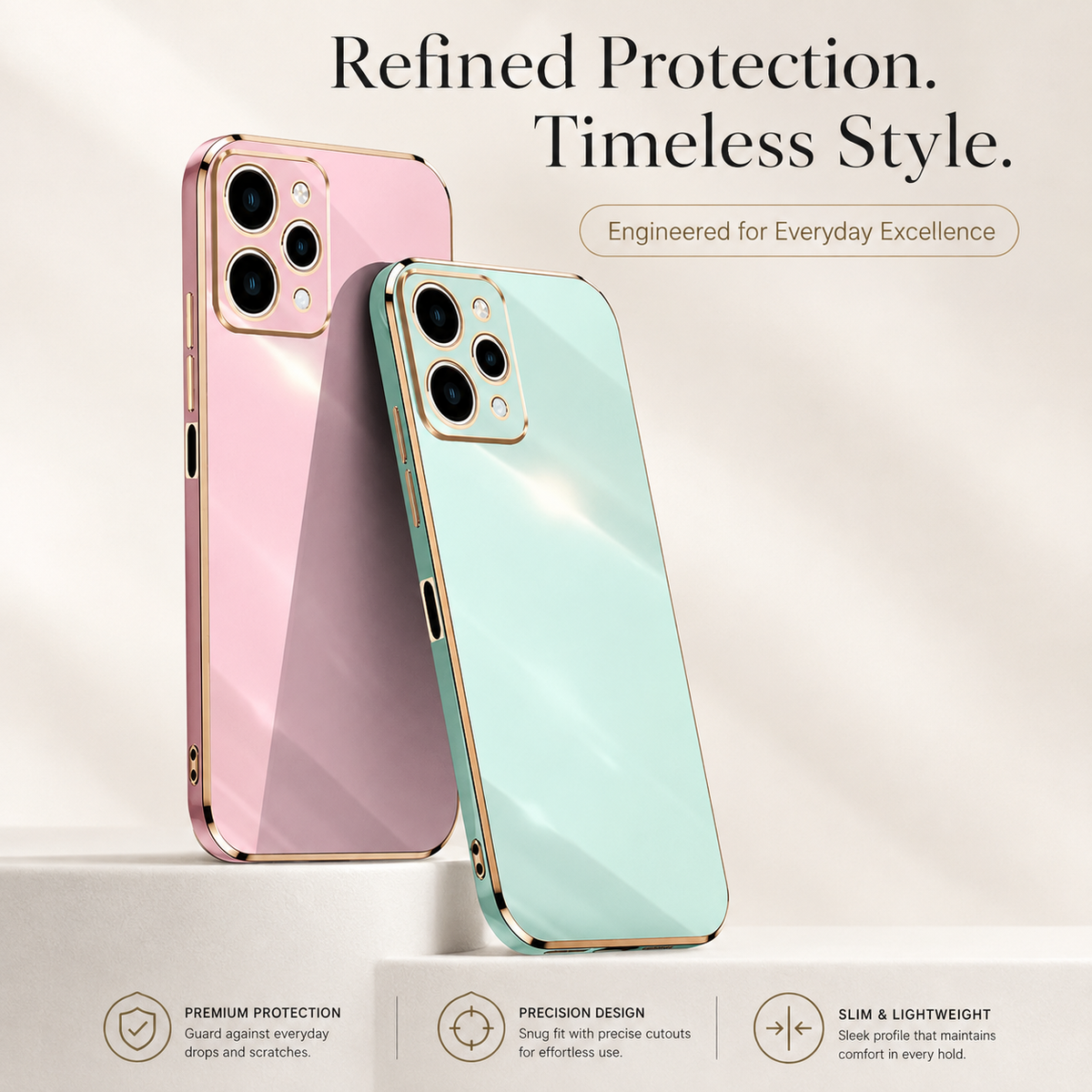 Premium iPhone Case MagSafe Compatible Magnetic Protective Cover Matte Silicone Plating Frame Shockproof Full Protection Camera Lens Guard Slim Design