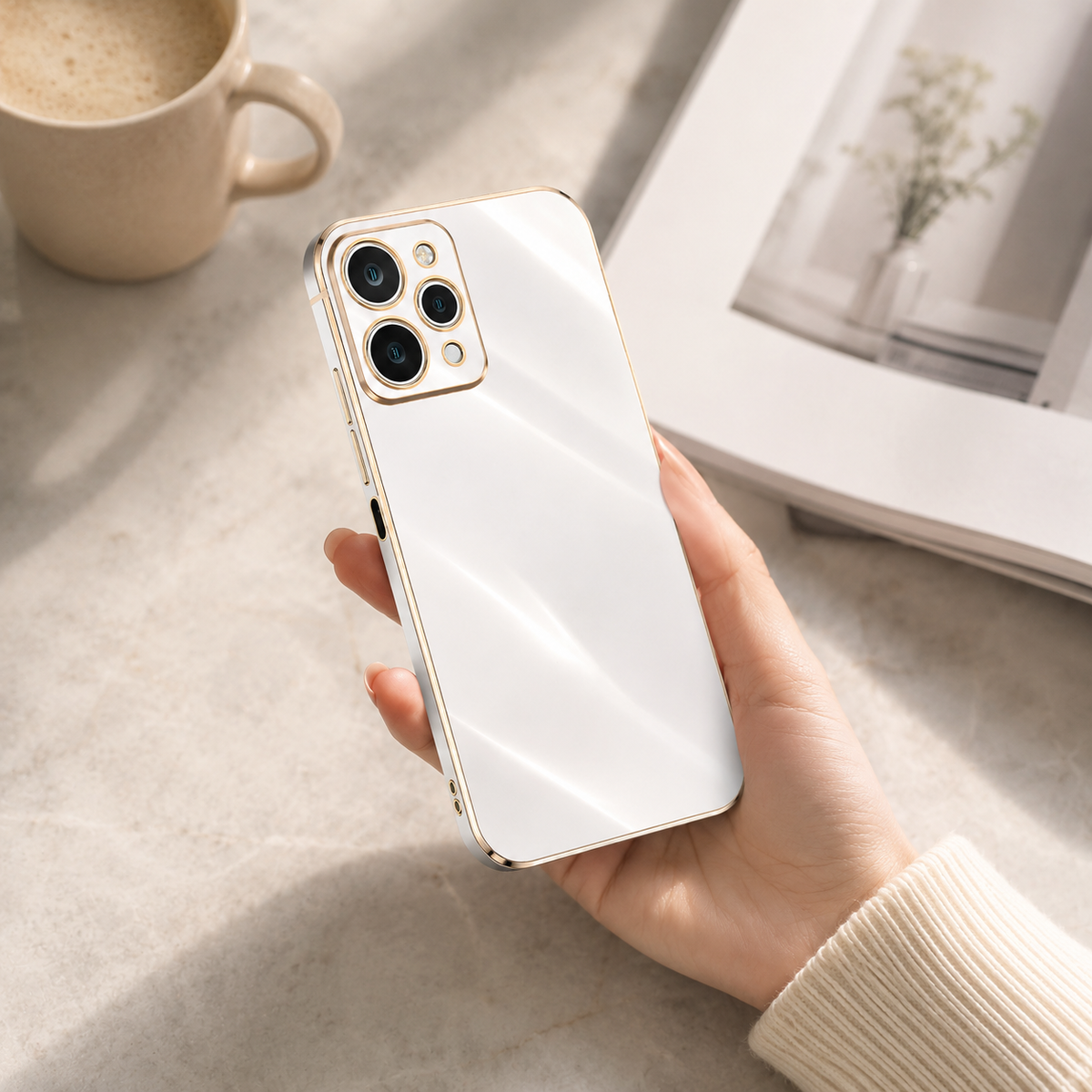 Premium iPhone Case MagSafe Compatible Magnetic Protective Cover Matte Silicone Plating Frame Shockproof Full Protection Camera Lens Guard Slim Design