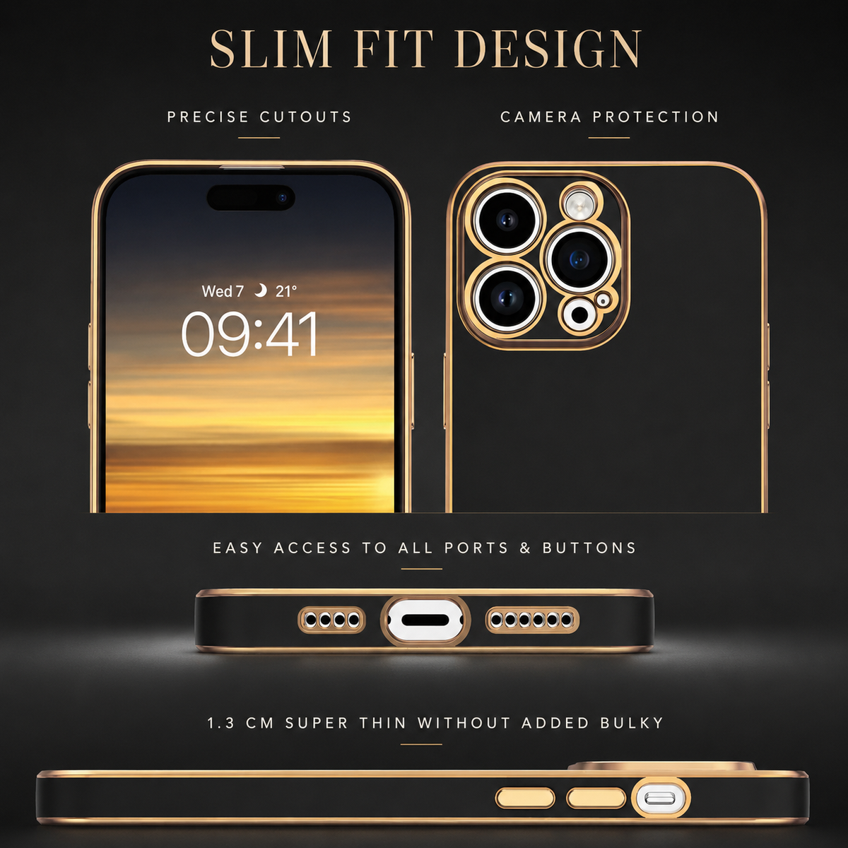 Premium iPhone Case MagSafe Compatible Magnetic Protective Cover Matte Silicone Plating Frame Shockproof Full Protection Camera Lens Guard Slim Design