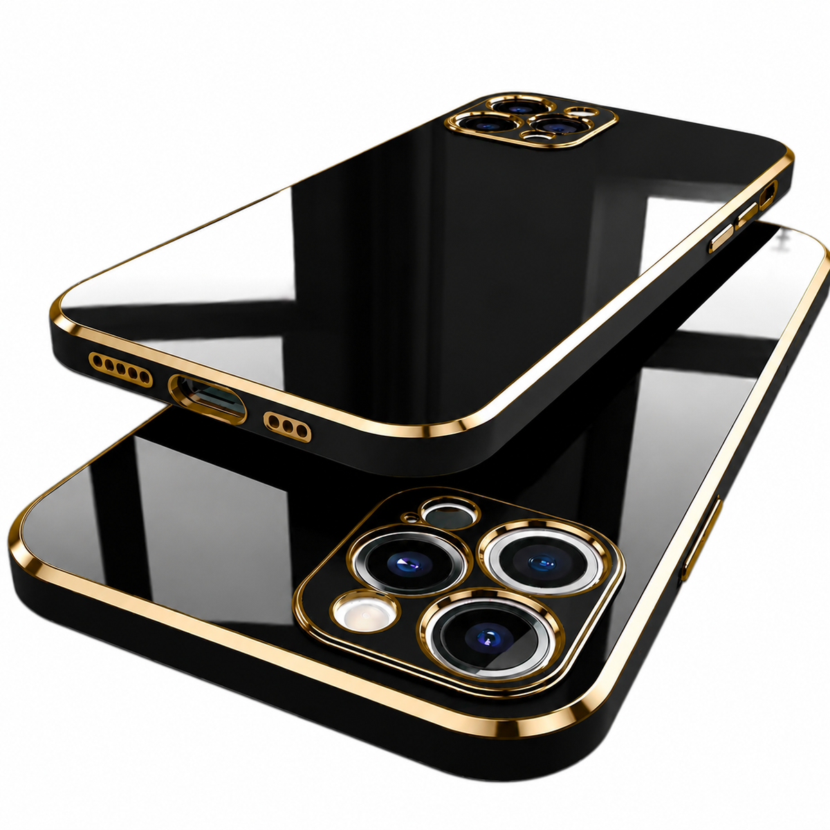 Premium iPhone Case MagSafe Compatible Magnetic Protective Cover Matte Silicone Plating Frame Shockproof Full Protection Camera Lens Guard Slim Design