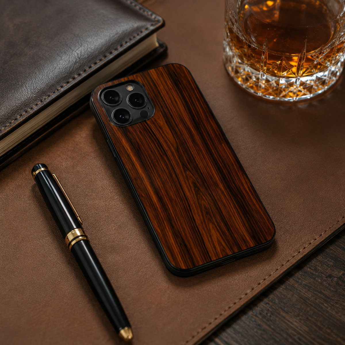Premium iPhone Case MagSafe Compatible Magnetic Protective Cover Natural Wood Back Shockproof TPU Bumper Camera Lens Protection Ultra Thin Slim Design