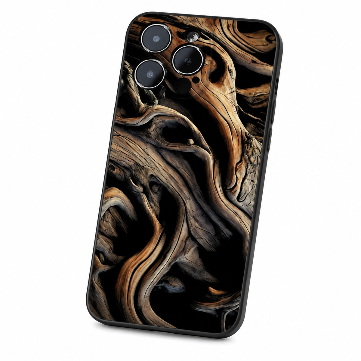 Premium iPhone Case MagSafe Compatible Magnetic Protective Cover Natural Wood Back Shockproof TPU Bumper Camera Lens Protection Ultra Thin Slim Design