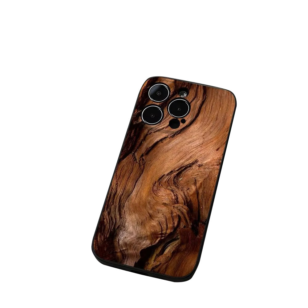 Premium iPhone Case MagSafe Compatible Magnetic Protective Cover Natural Wood Back Shockproof TPU Bumper Camera Lens Protection Ultra Thin Slim Design