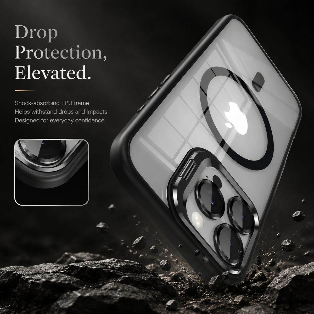 Premium iPhone Case MagSafe Compatible Magnetic Protective Cover Shockproof Bumper Full Body Protection Camera Lens Guard Slim Durable Design