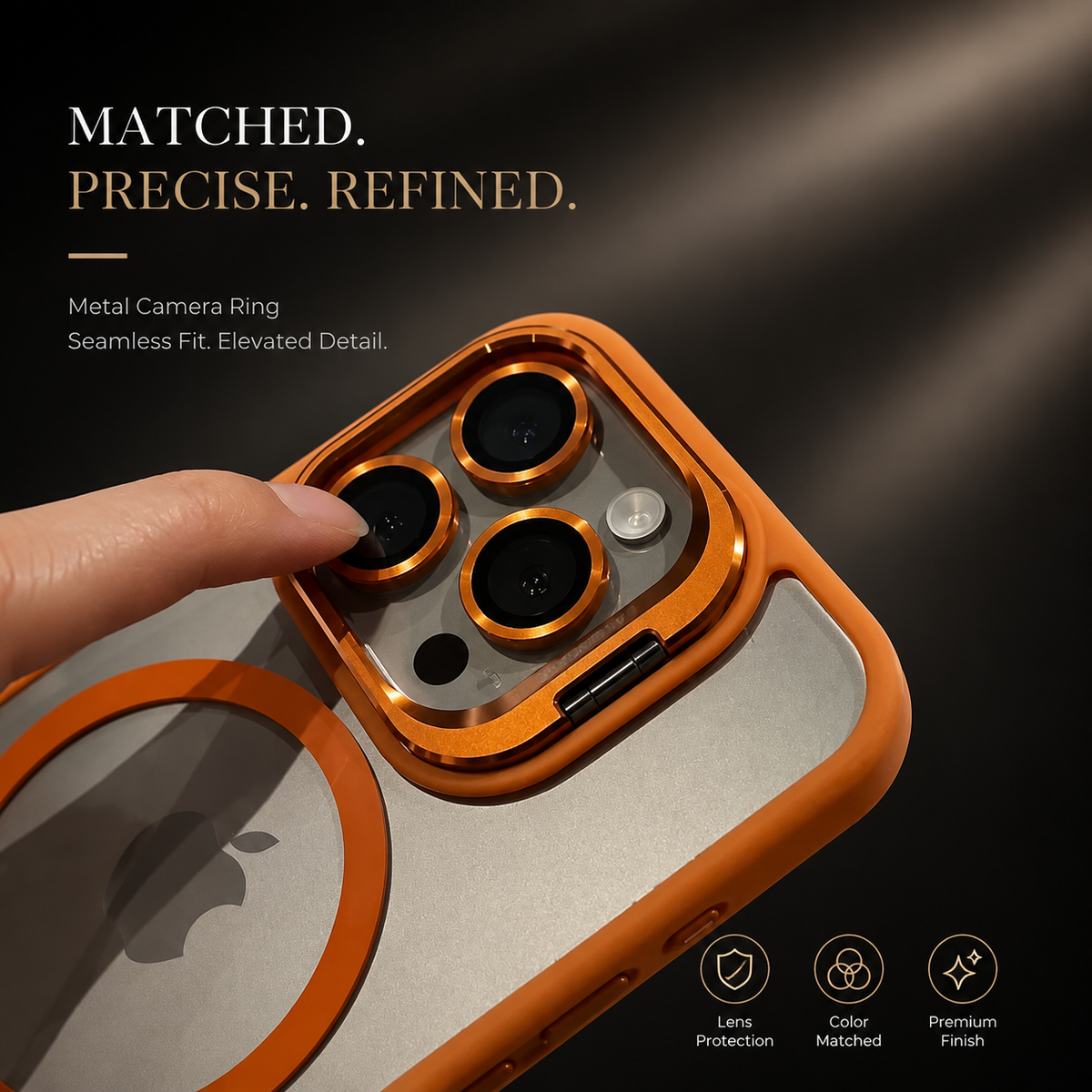 Premium iPhone Case MagSafe Compatible Magnetic Protective Cover Shockproof Bumper Full Body Protection Camera Lens Guard Slim Durable Design